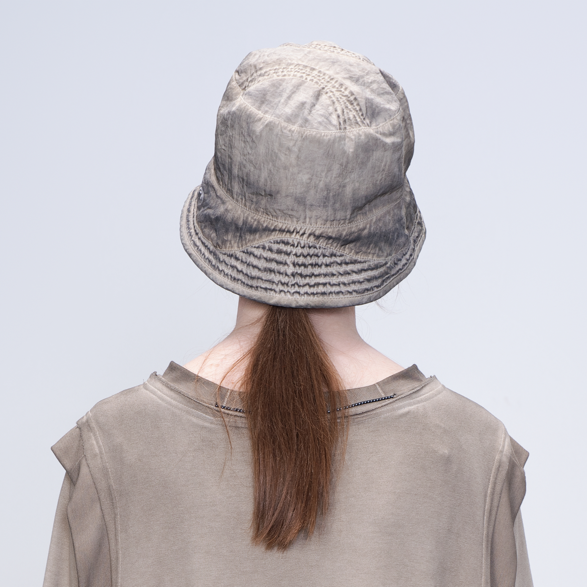 STEAM Washed Distressed Bucket Hat
