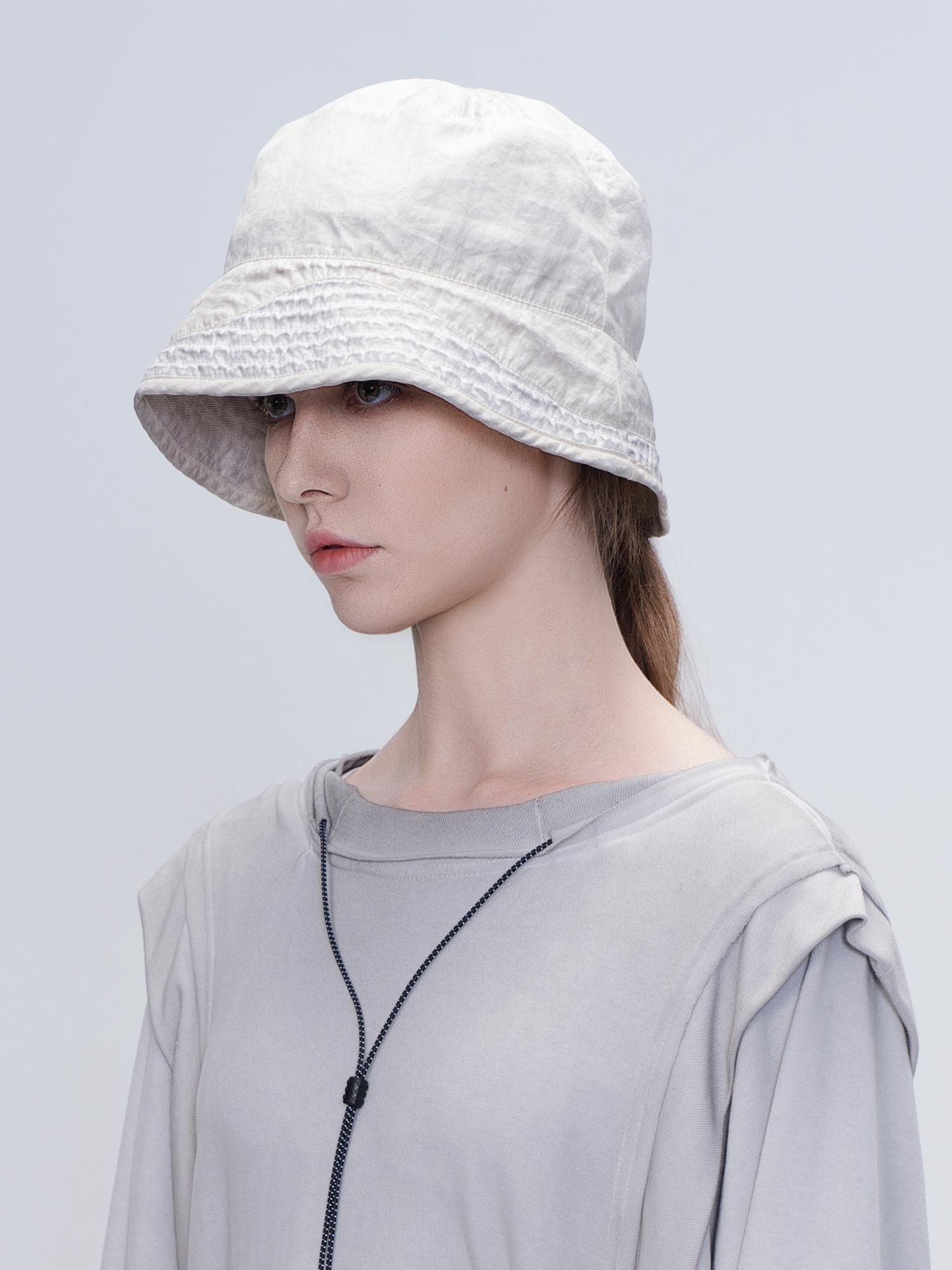 STEAM Washed Distressed Bucket Hat