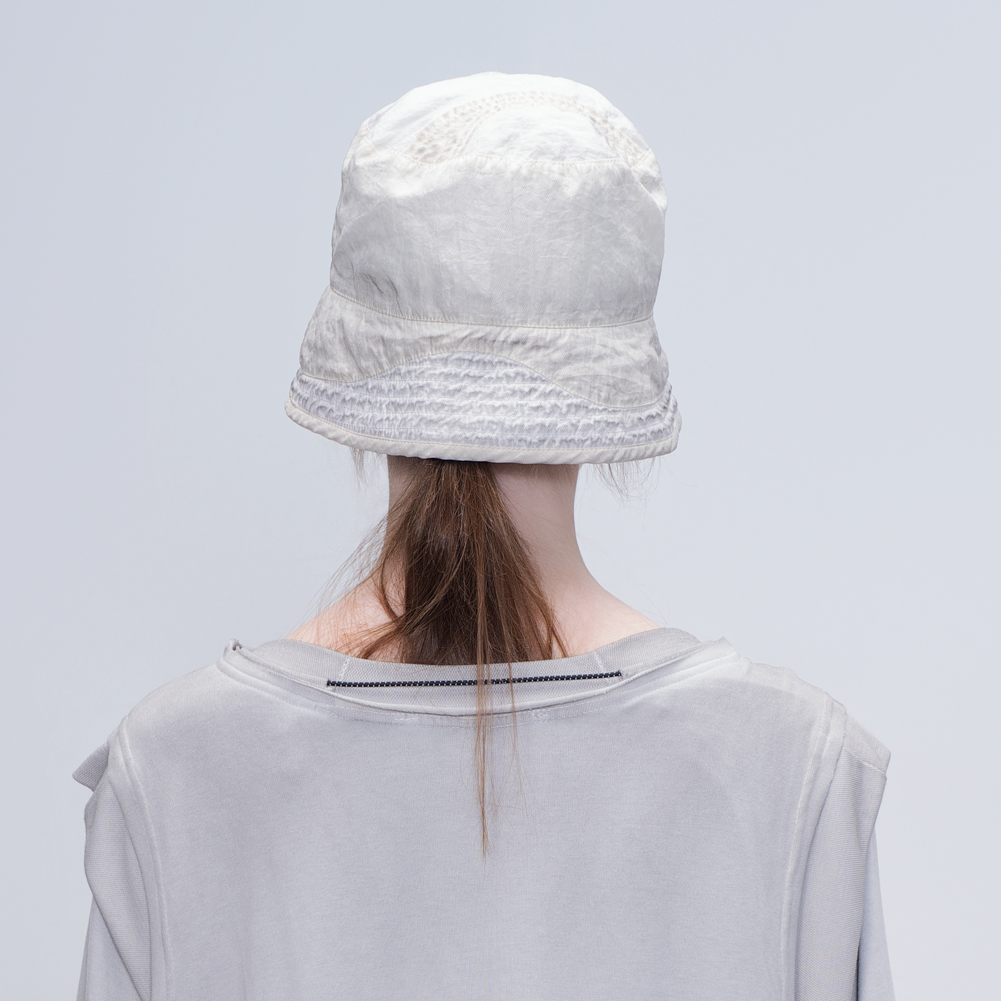 STEAM Washed Distressed Bucket Hat