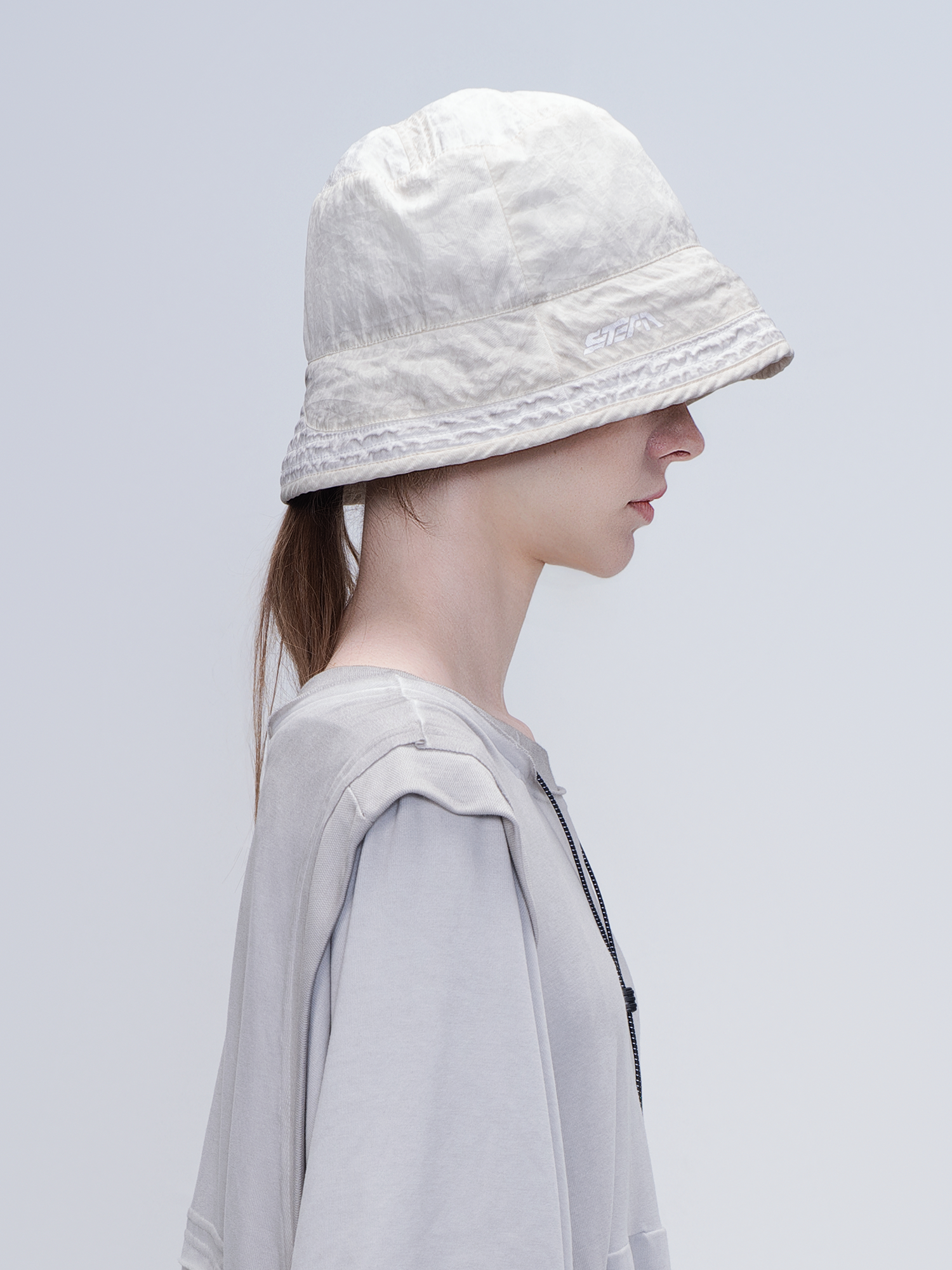 STEAM Washed Distressed Bucket Hat