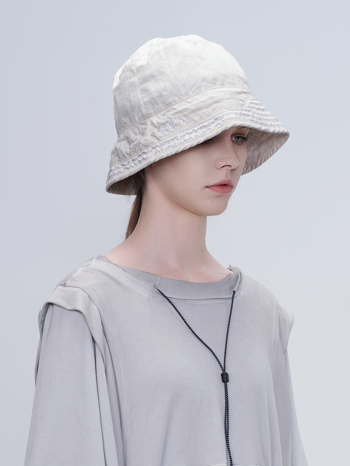STEAM Washed Distressed Bucket Hat