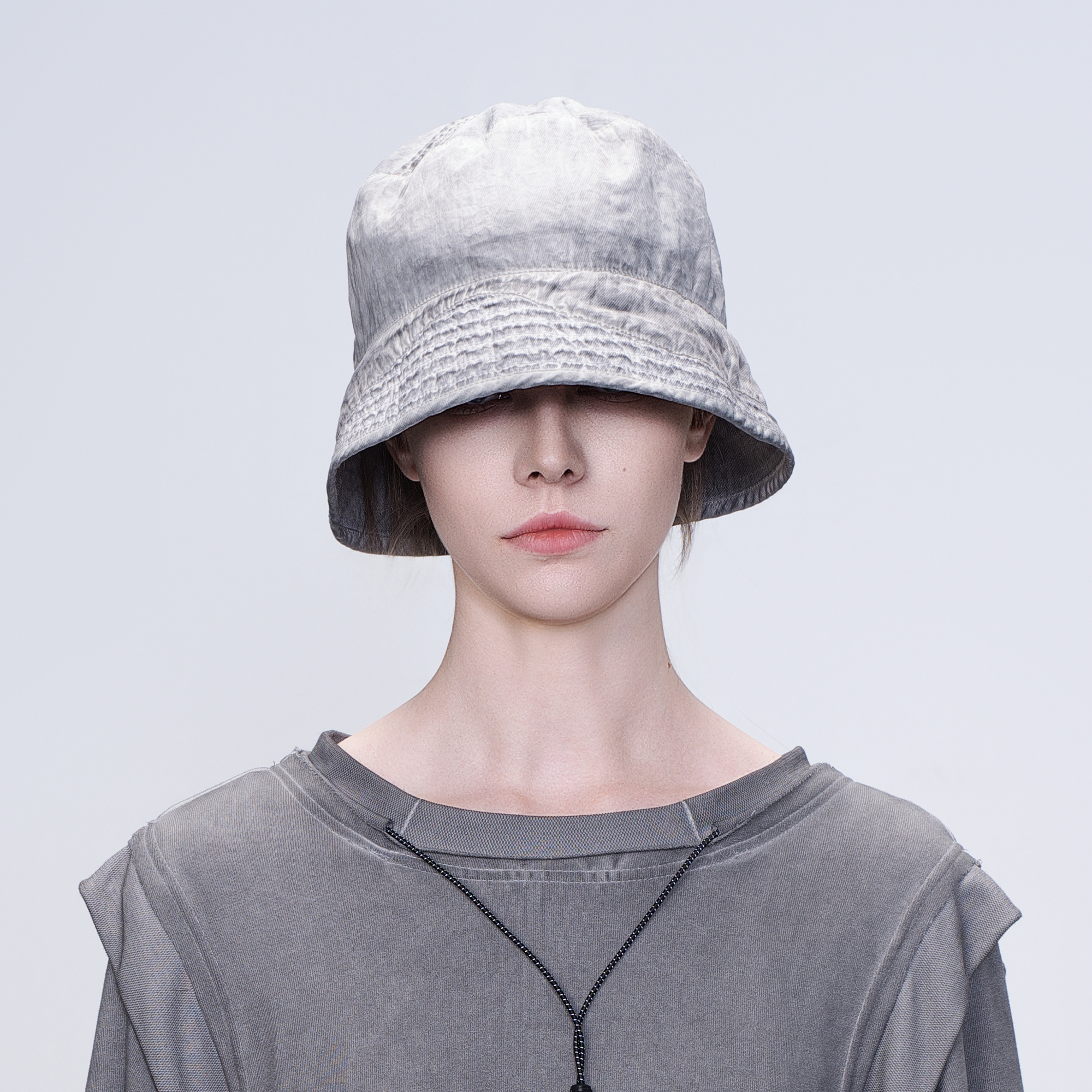 STEAM Washed Distressed Bucket Hat