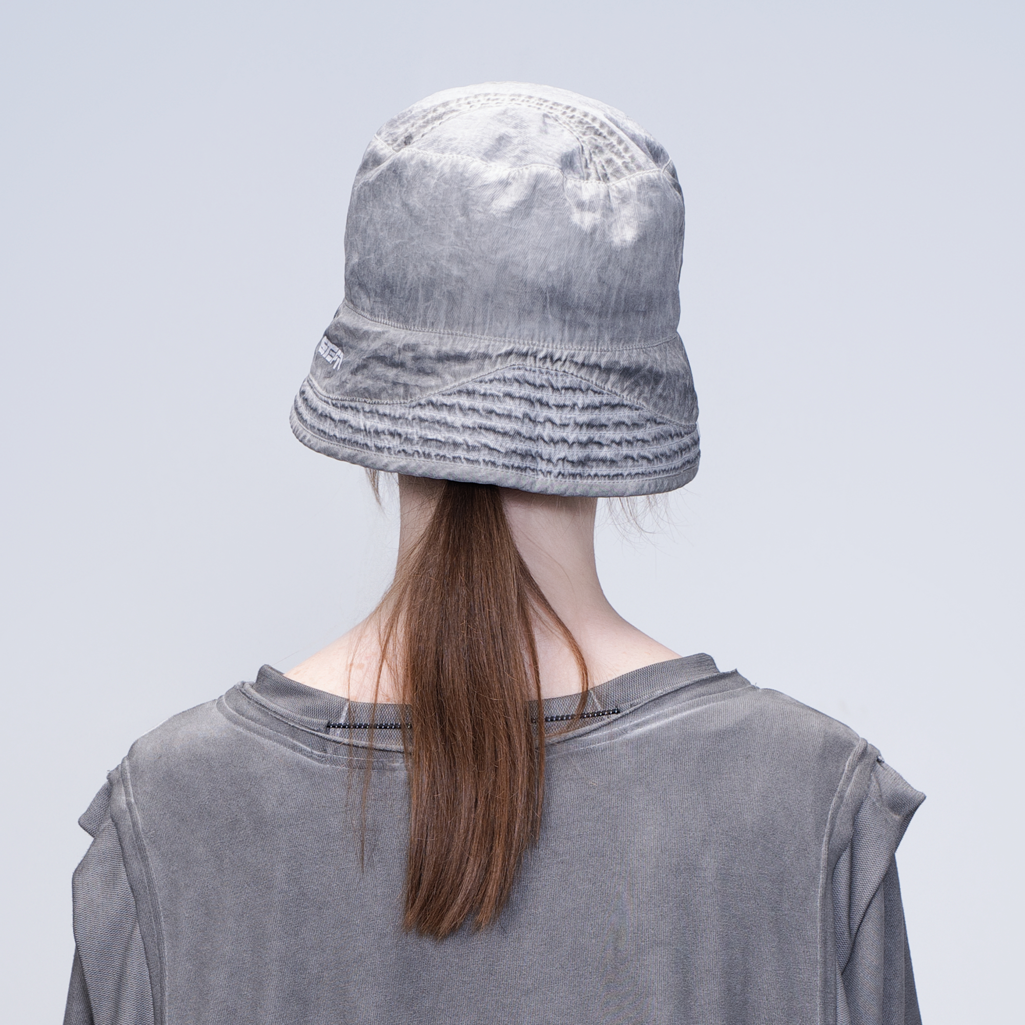 STEAM Washed Distressed Bucket Hat