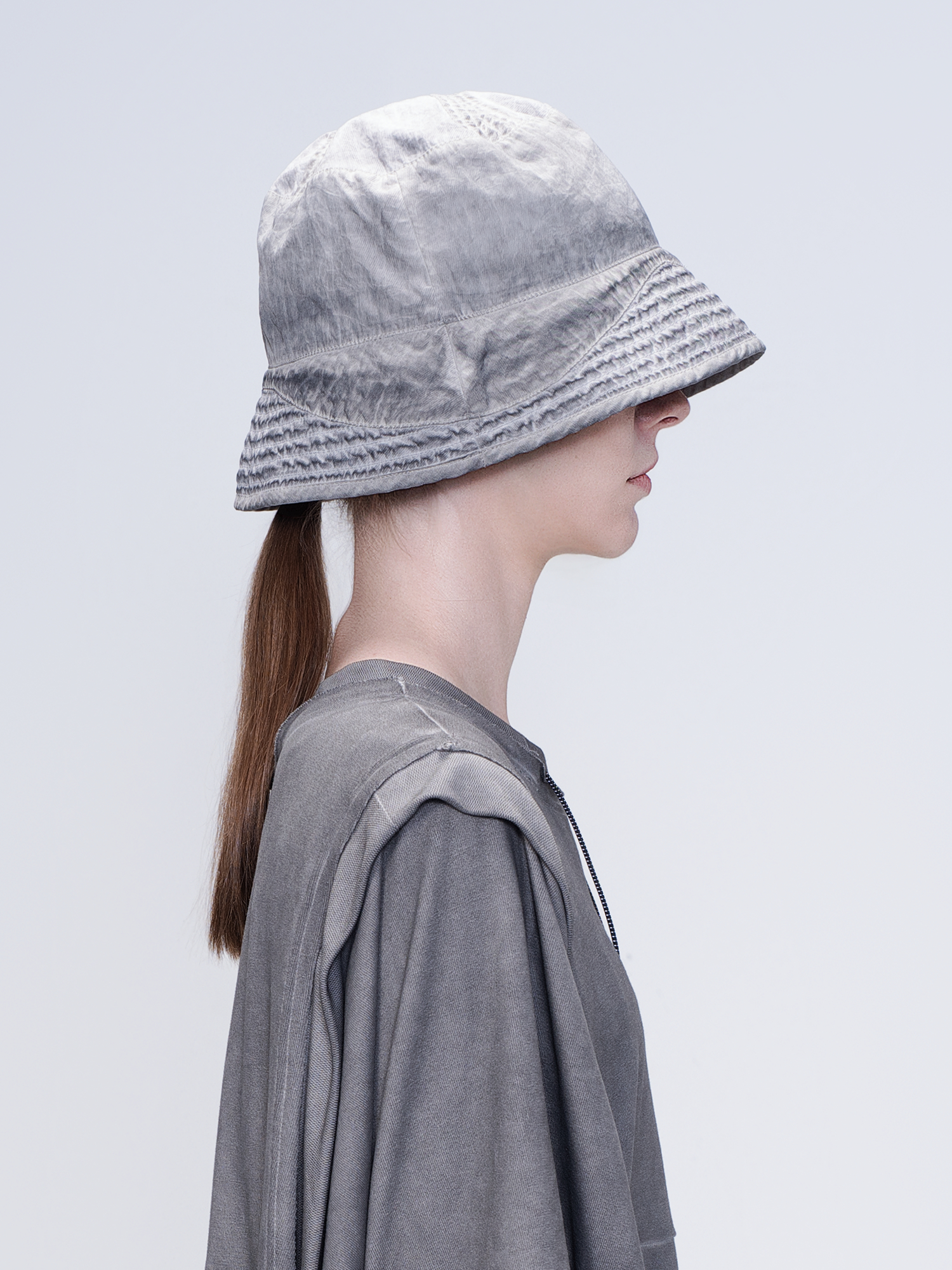 STEAM Washed Distressed Bucket Hat