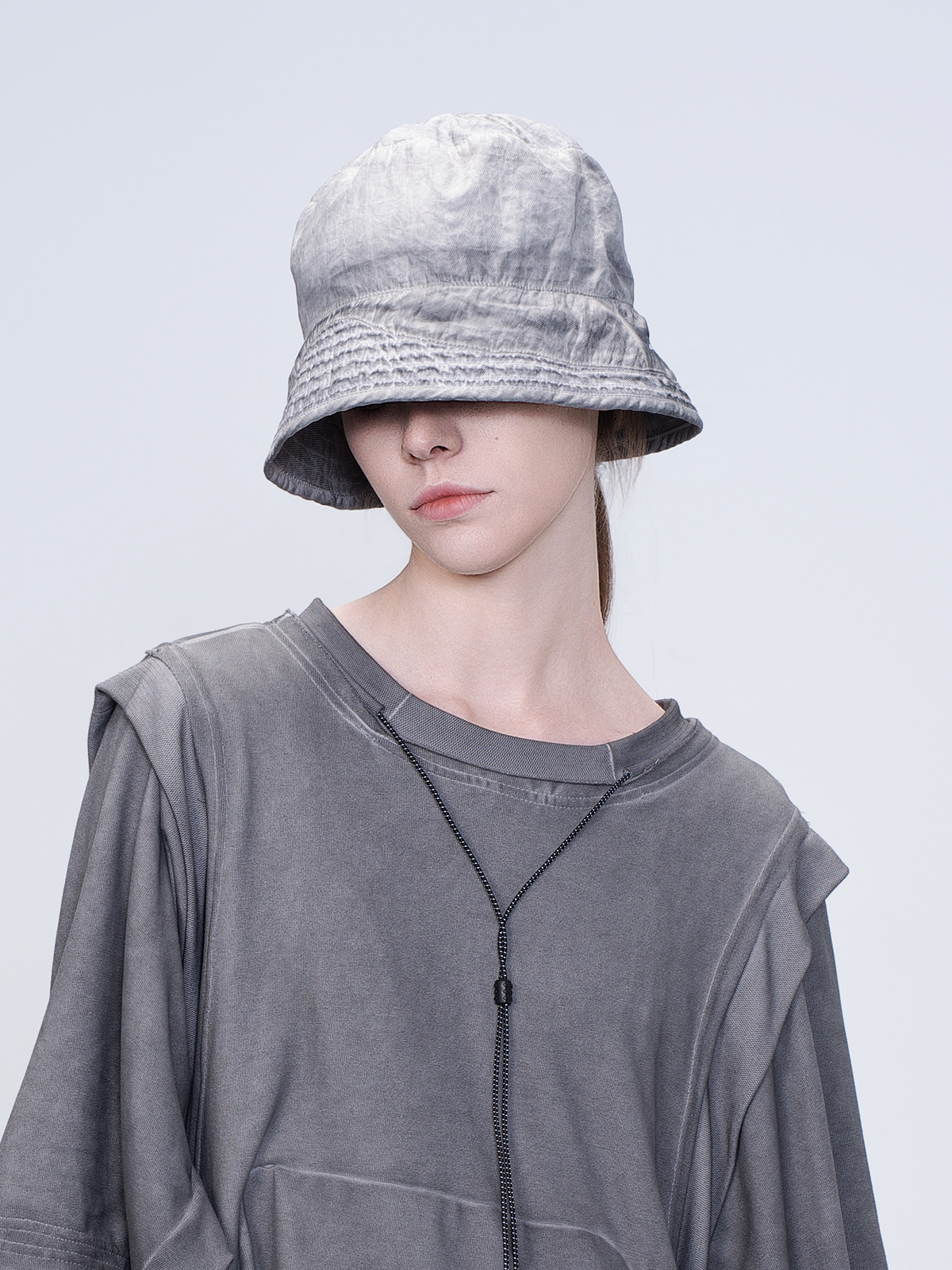 STEAM Washed Distressed Bucket Hat