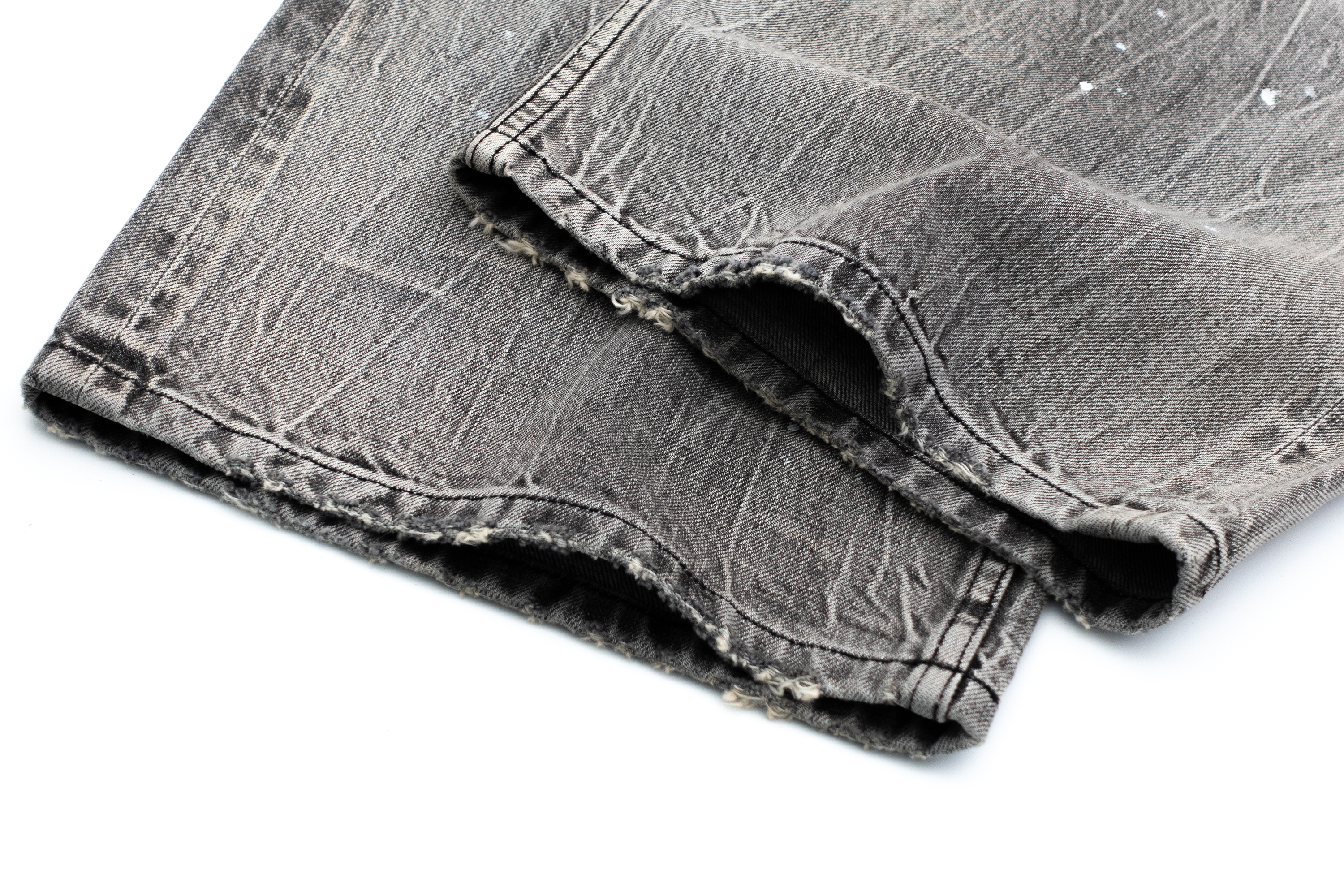 IN EXISTENCE Selvedge Slub Yarn Straight-Leg Jeans