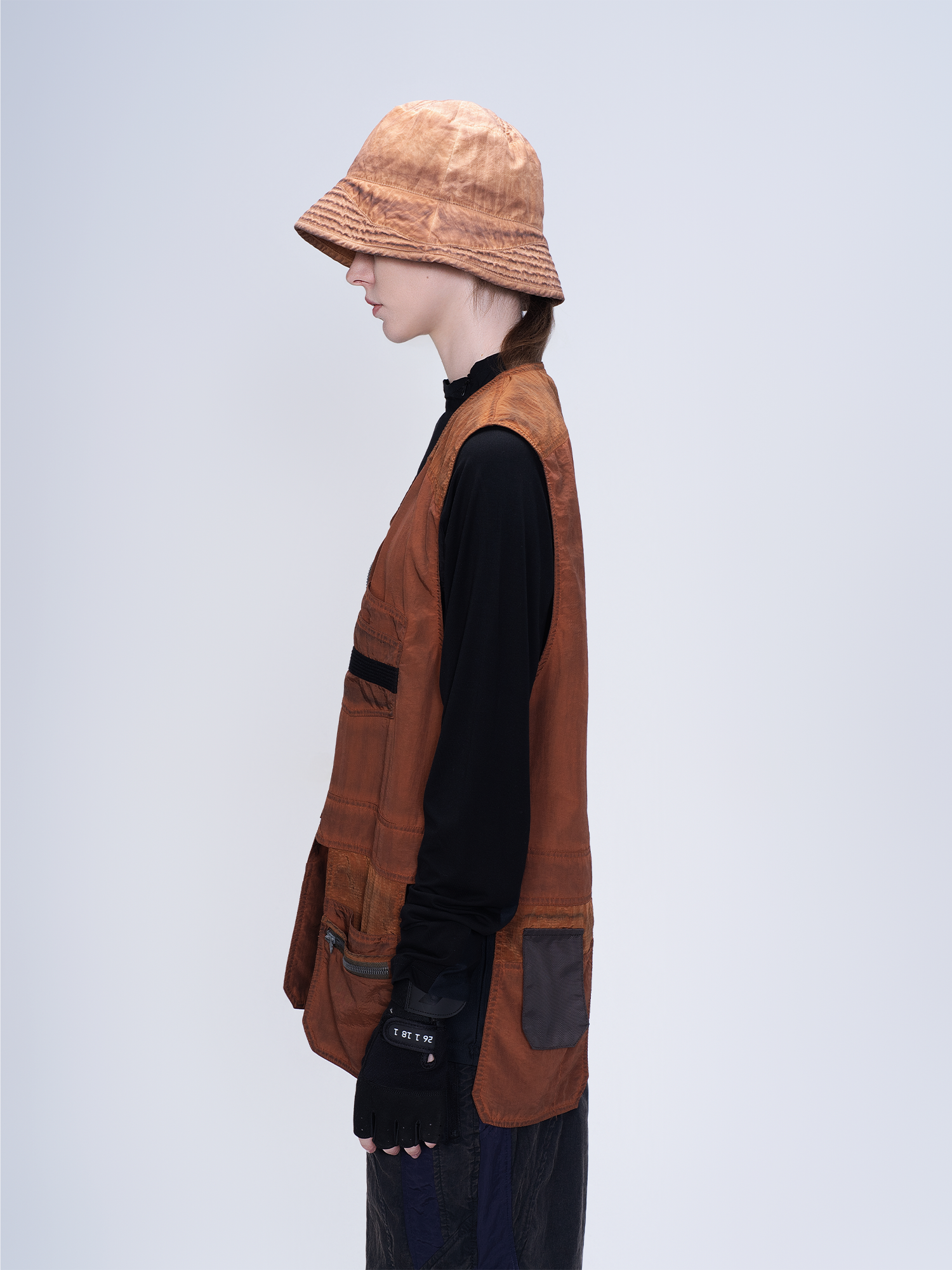 STEAM Washed Distressed Bucket Hat