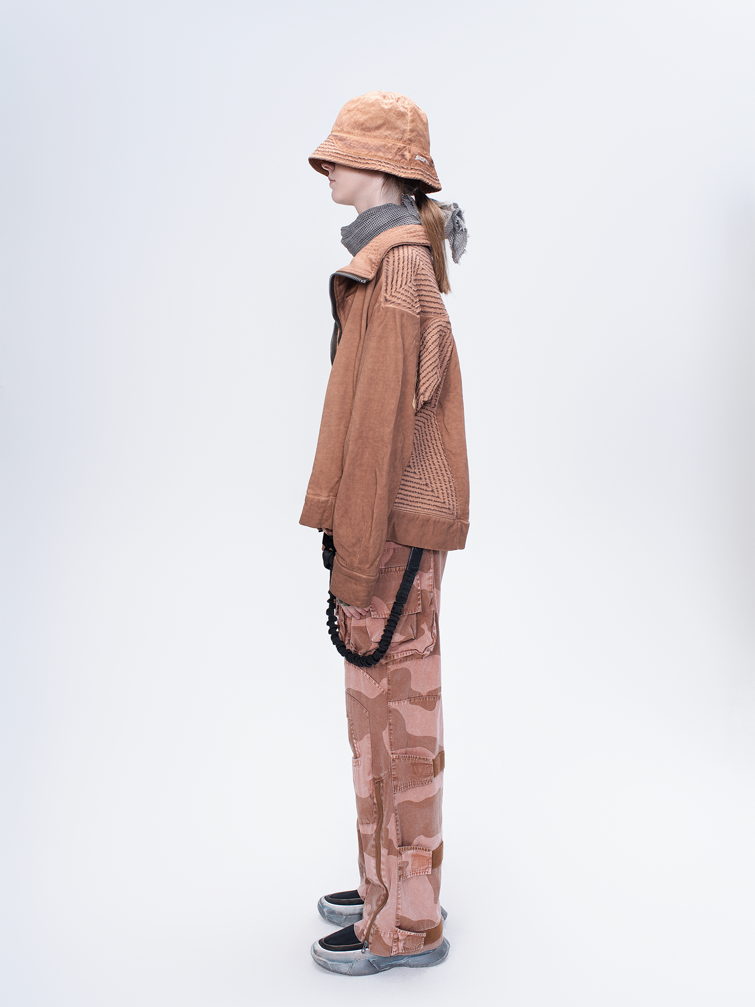 STEAM Washed Distressed Bucket Hat