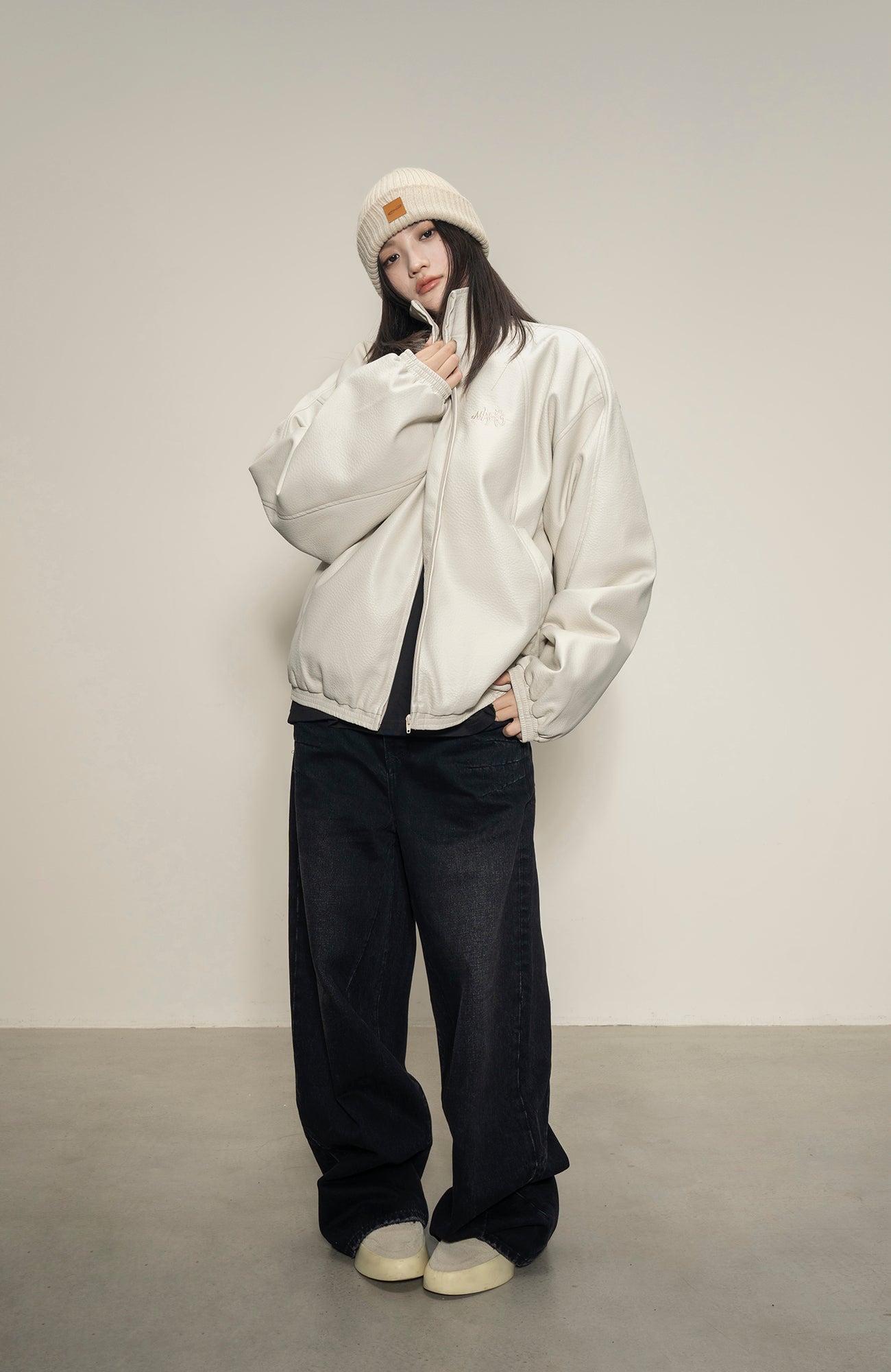 MAKEMORE Essential PU Puffer Jacket