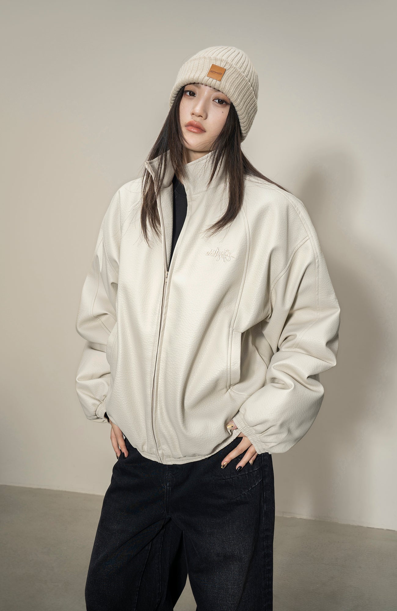 MAKEMORE Essential PU Puffer Jacket