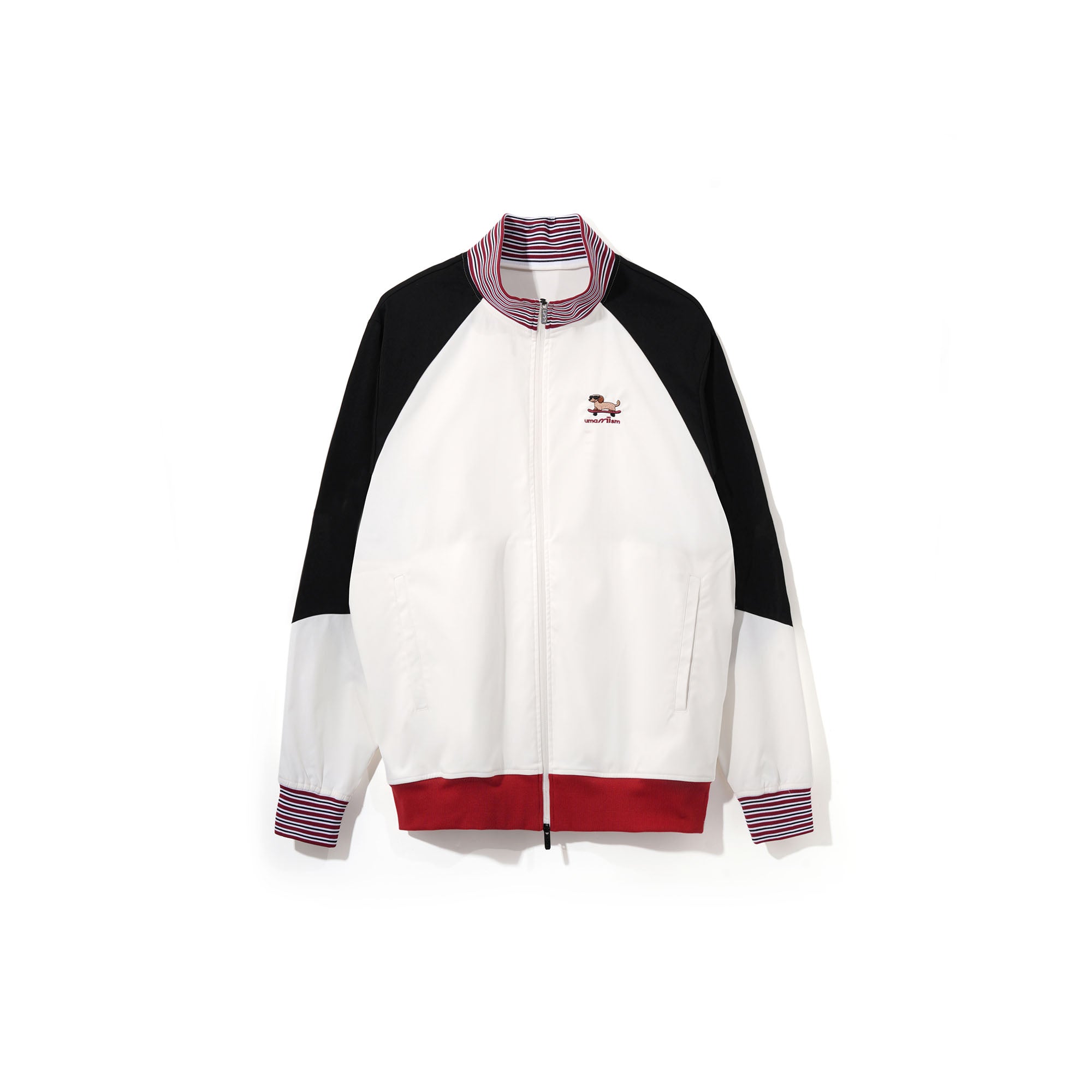 UMAMIISM Contrast Raglan Waterproof Track Jacket, premium urban and streetwear designers apparel on PROJECTISR.com, UMAMIISM