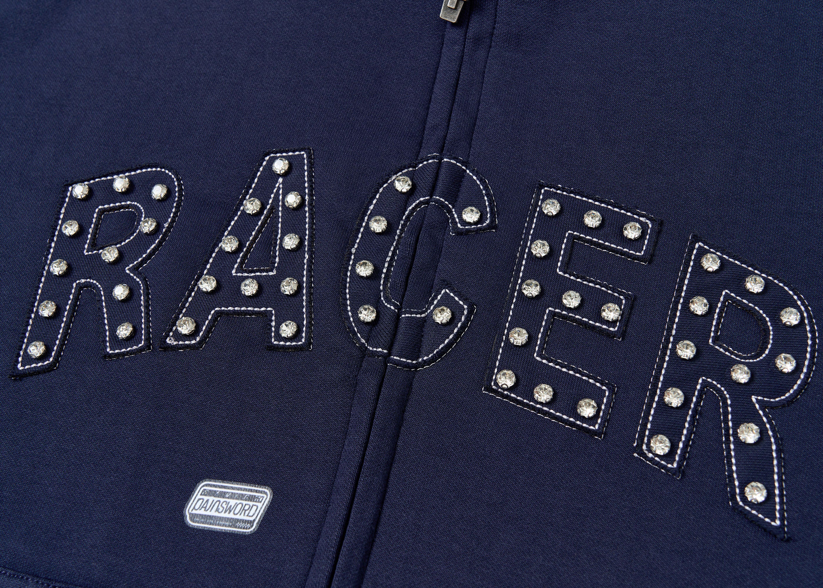 SAVAGEGROWTHWORLD Whimsical Stickers Zip-Up Hoodie