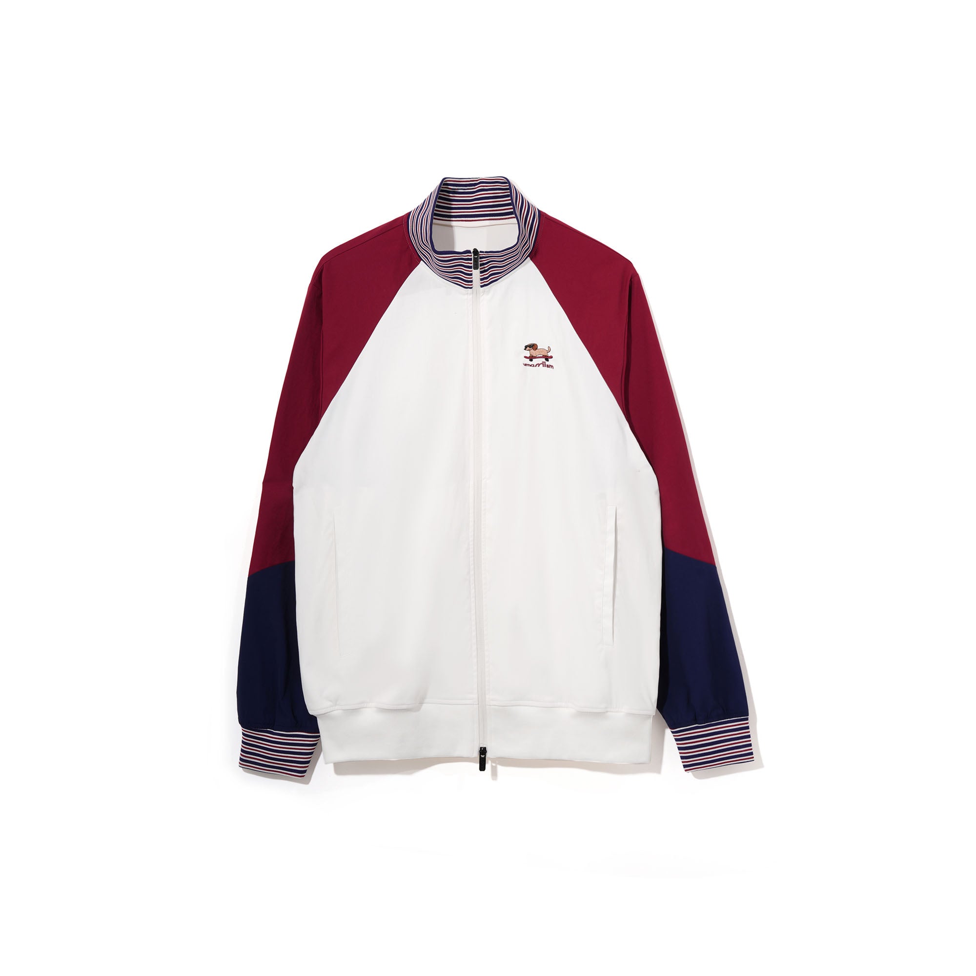 UMAMIISM Contrast Raglan Waterproof Track Jacket, premium urban and streetwear designers apparel on PROJECTISR.com, UMAMIISM