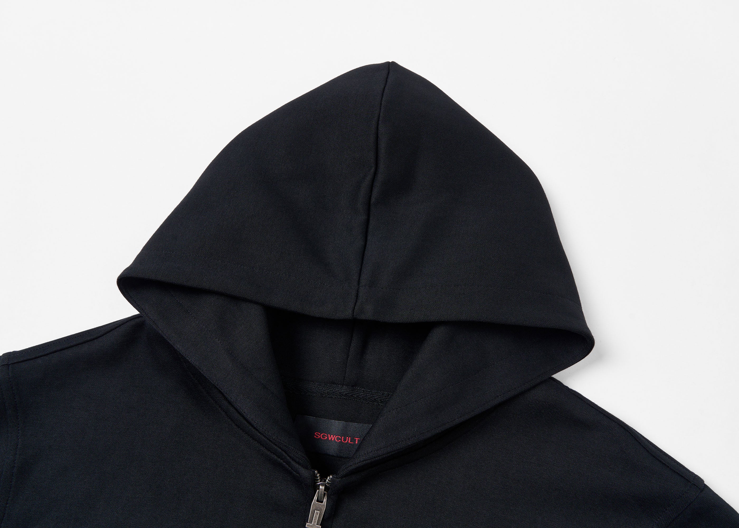 SAVAGEGROWTHWORLD No.05 True Villain Patch Zip-Up Hoodie