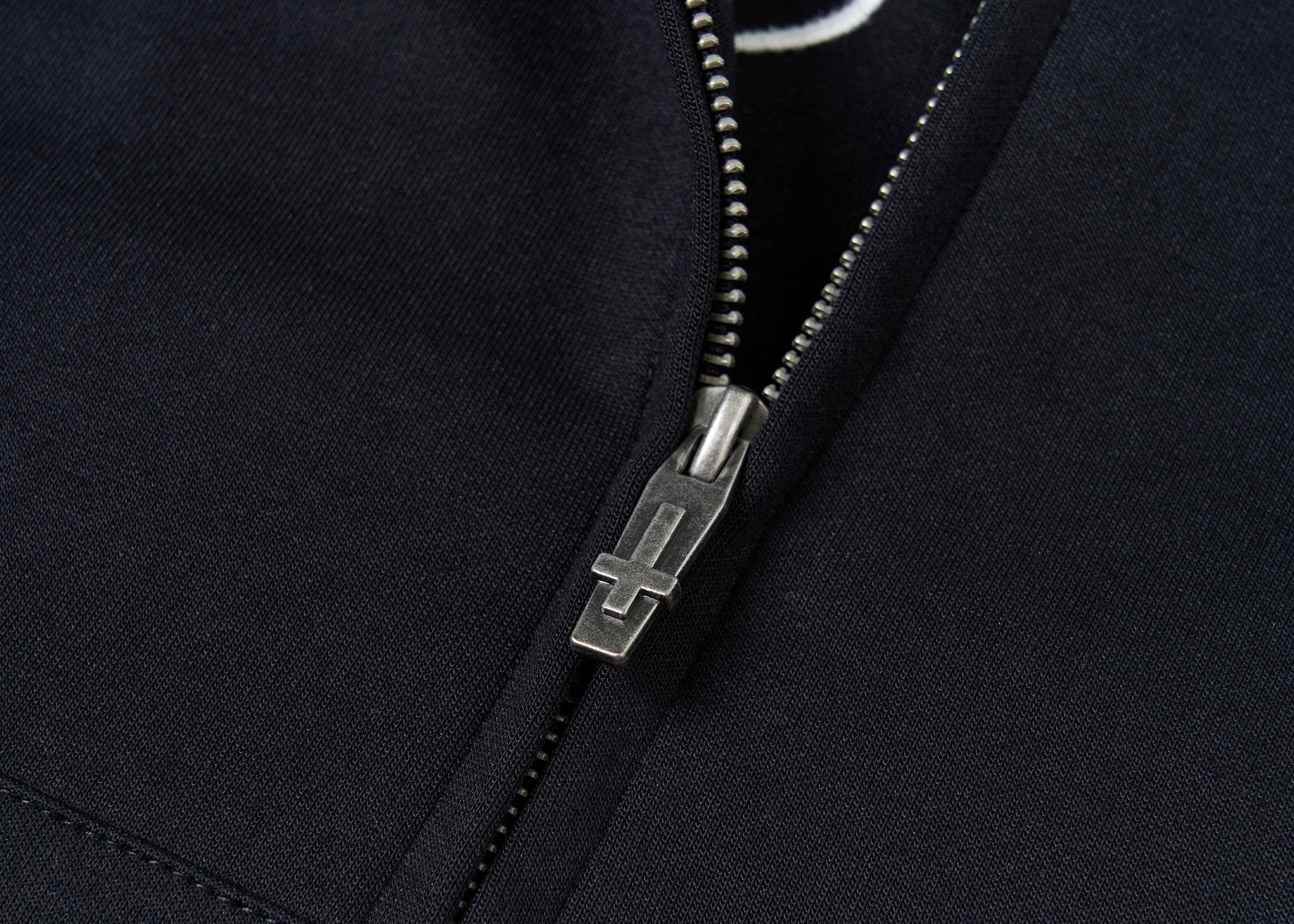 SAVAGEGROWTHWORLD No.05 True Villain Patch Zip-Up Hoodie