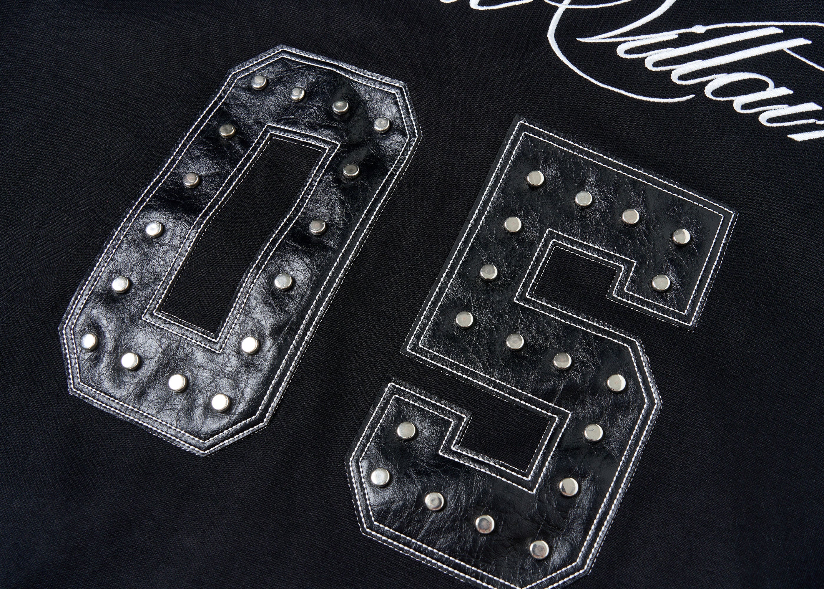 SAVAGEGROWTHWORLD No.05 True Villain Patch Zip-Up Hoodie