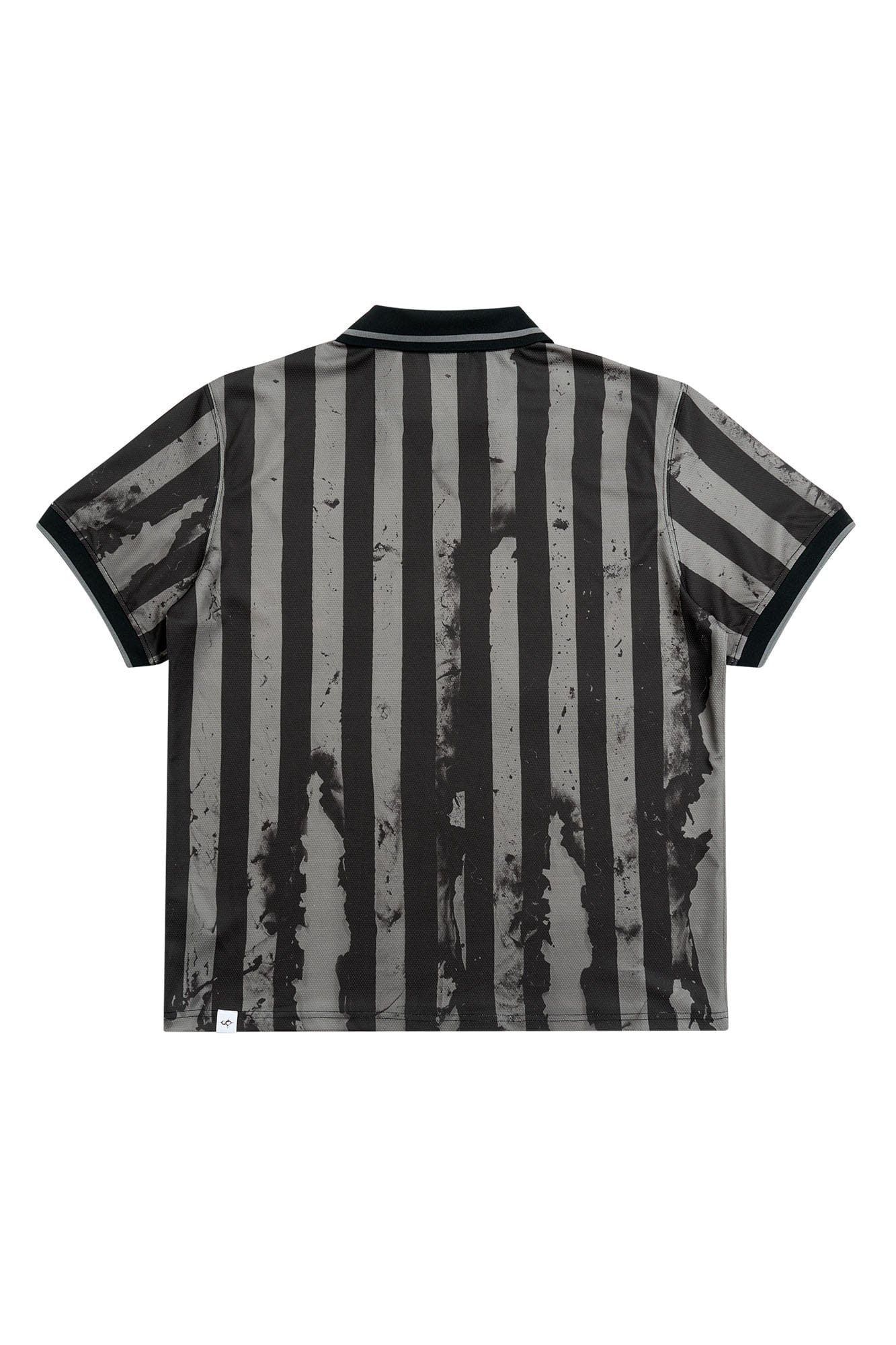 SAVAGEGROWTHWORLD OVERDOSE Distressed Striped Jersey, premium urban and streetwear designers apparel on PROJECTISR.com, SAVAGEGROWTHWORLD