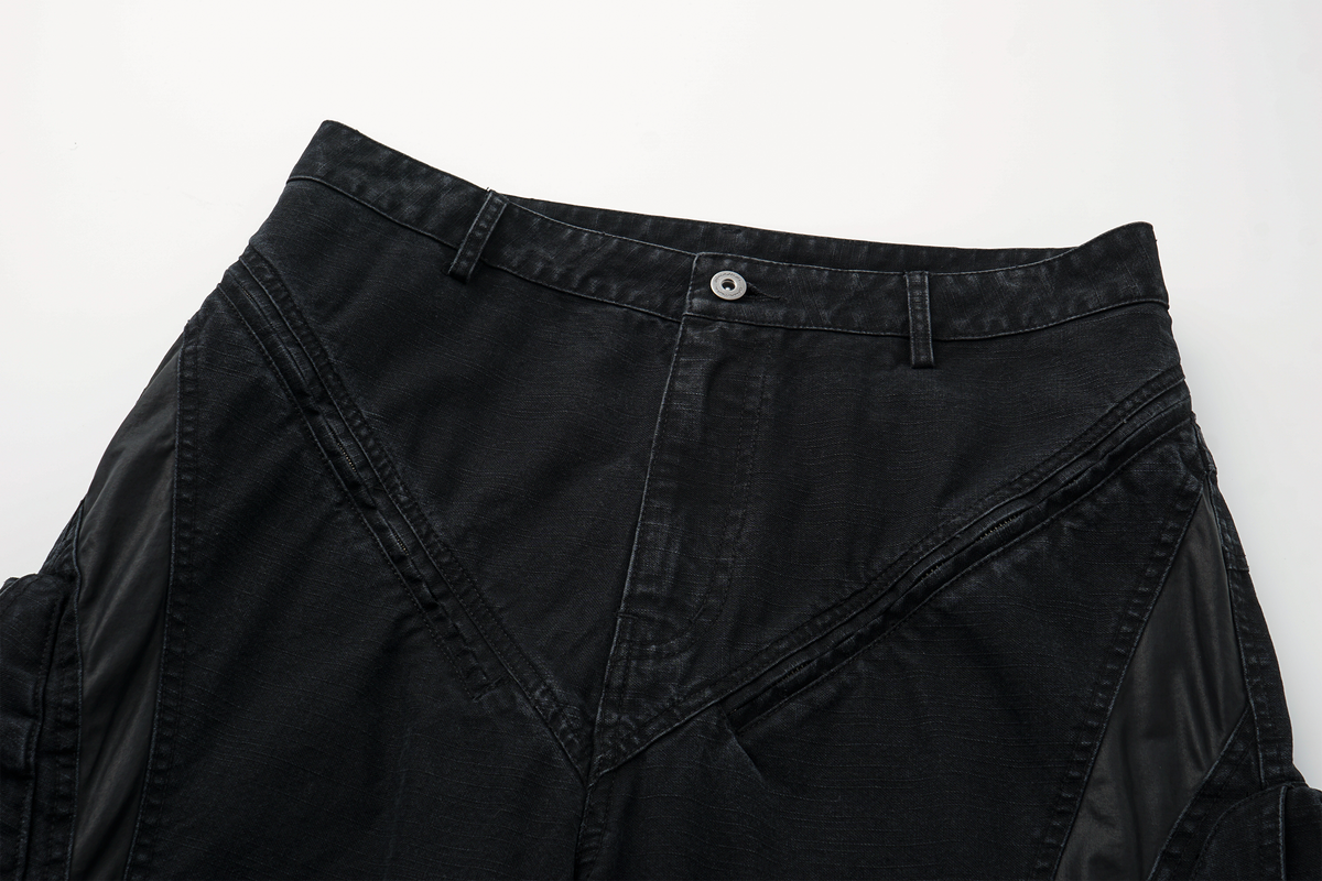 AVINMADE Slub Canvas Zippered Cargo Pants