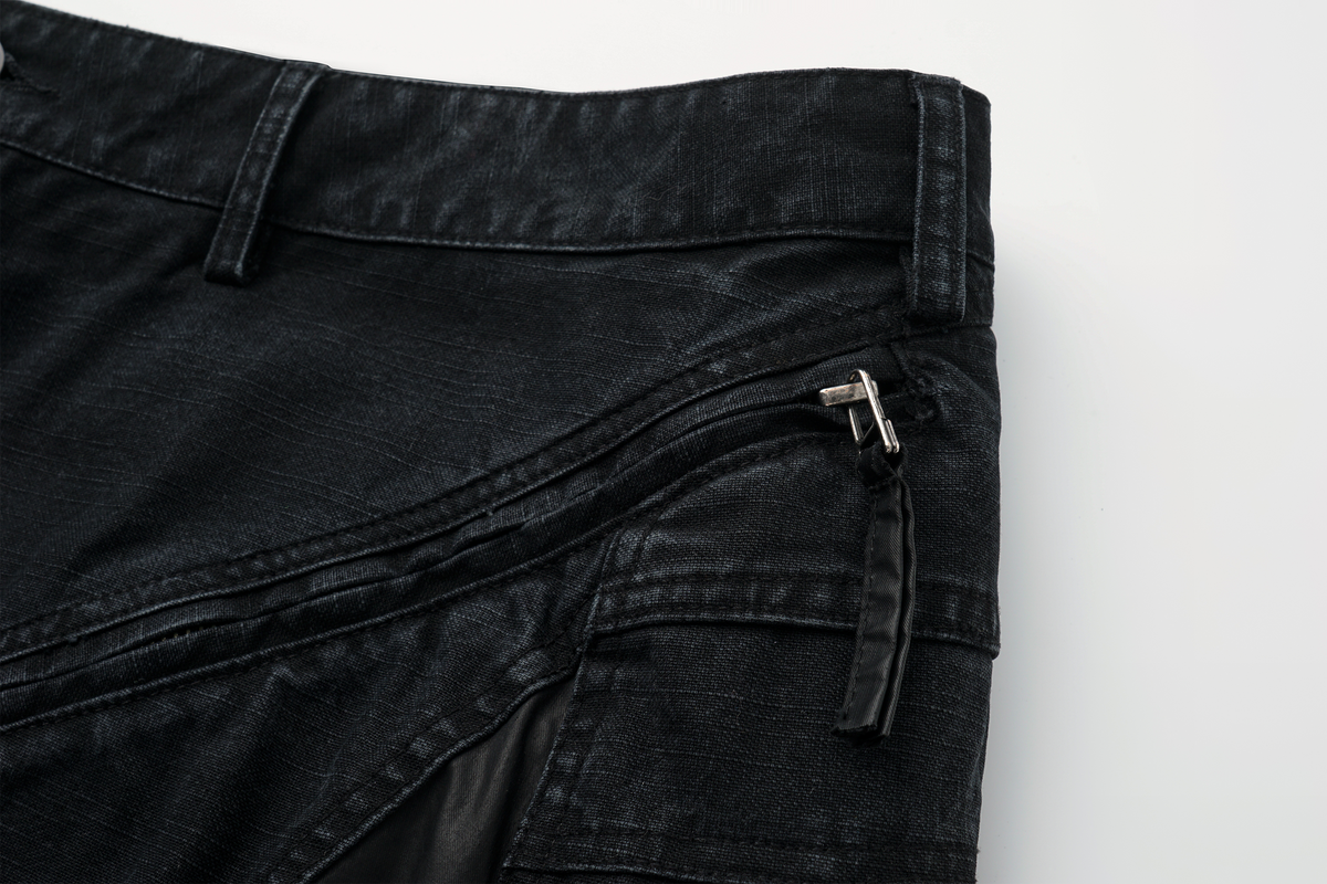 AVINMADE Slub Canvas Zippered Cargo Pants