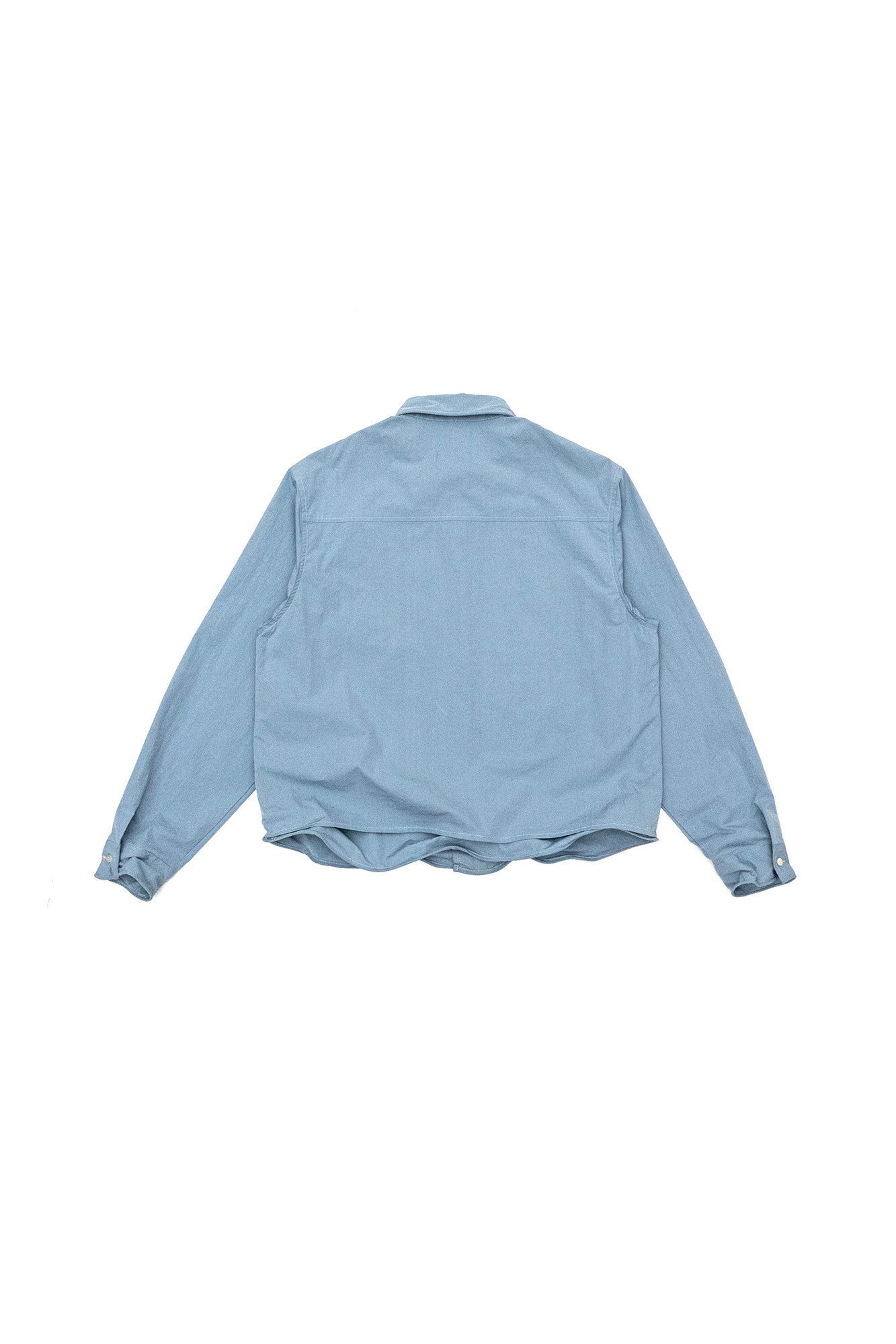 IN EXISTENCE Wired Formable Edge Layered Hem Shirt