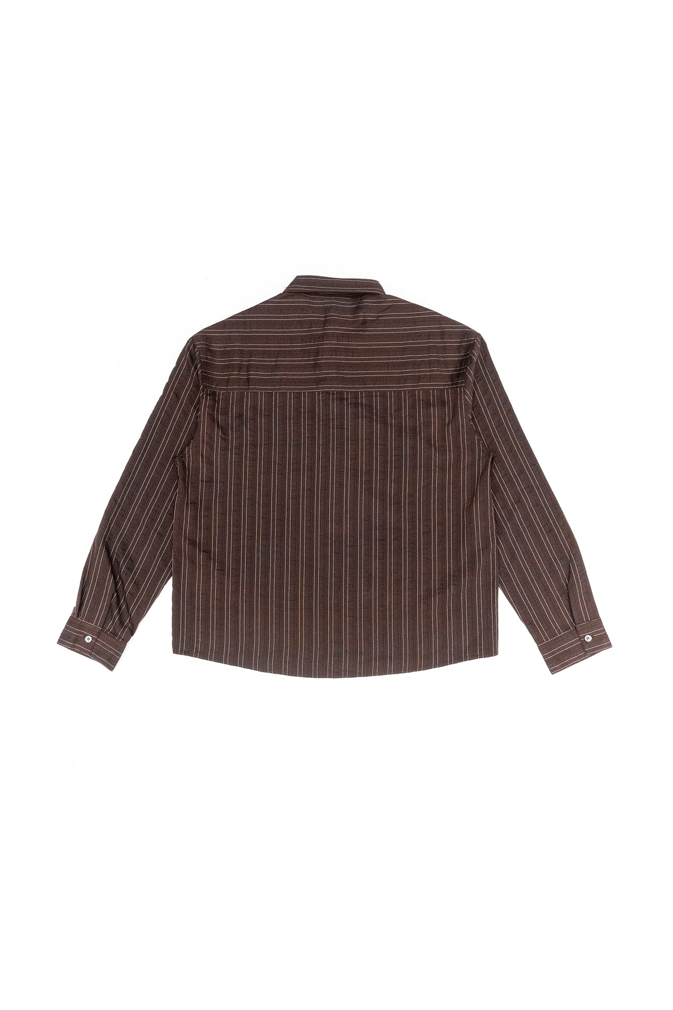 IN EXISTENCE Pinstriped Detachable-Collar Shirt