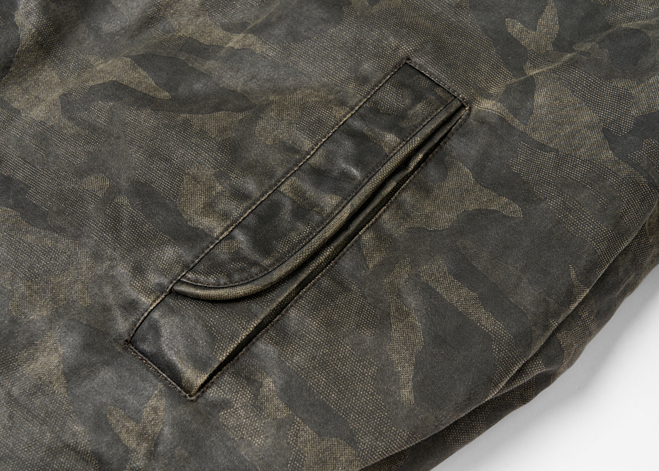 SAVAGEGROWTHWORLD Camo Faux Fur Lining Bomber Jacket
