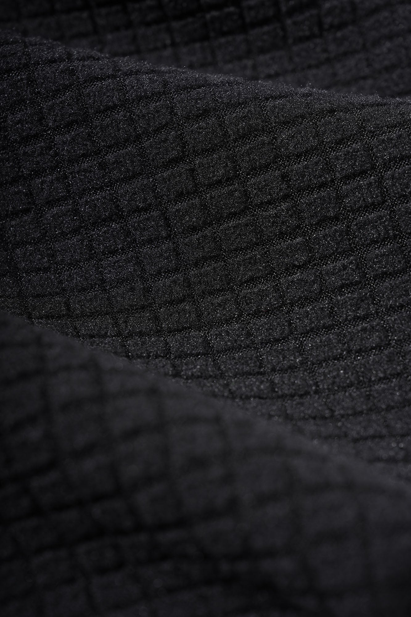 UMAMIISM Waffle Side Stripe Embroidered Half-Zip Pullover, premium urban and streetwear designers apparel on PROJECTISR.com, UMAMIISM