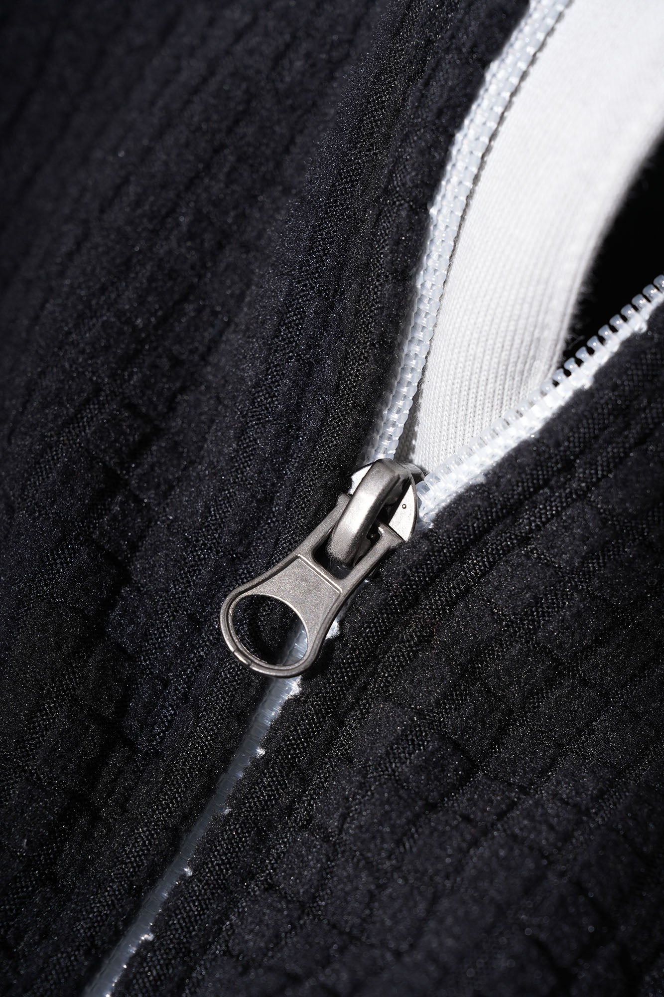UMAMIISM Waffle Side Stripe Embroidered Half-Zip Pullover, premium urban and streetwear designers apparel on PROJECTISR.com, UMAMIISM