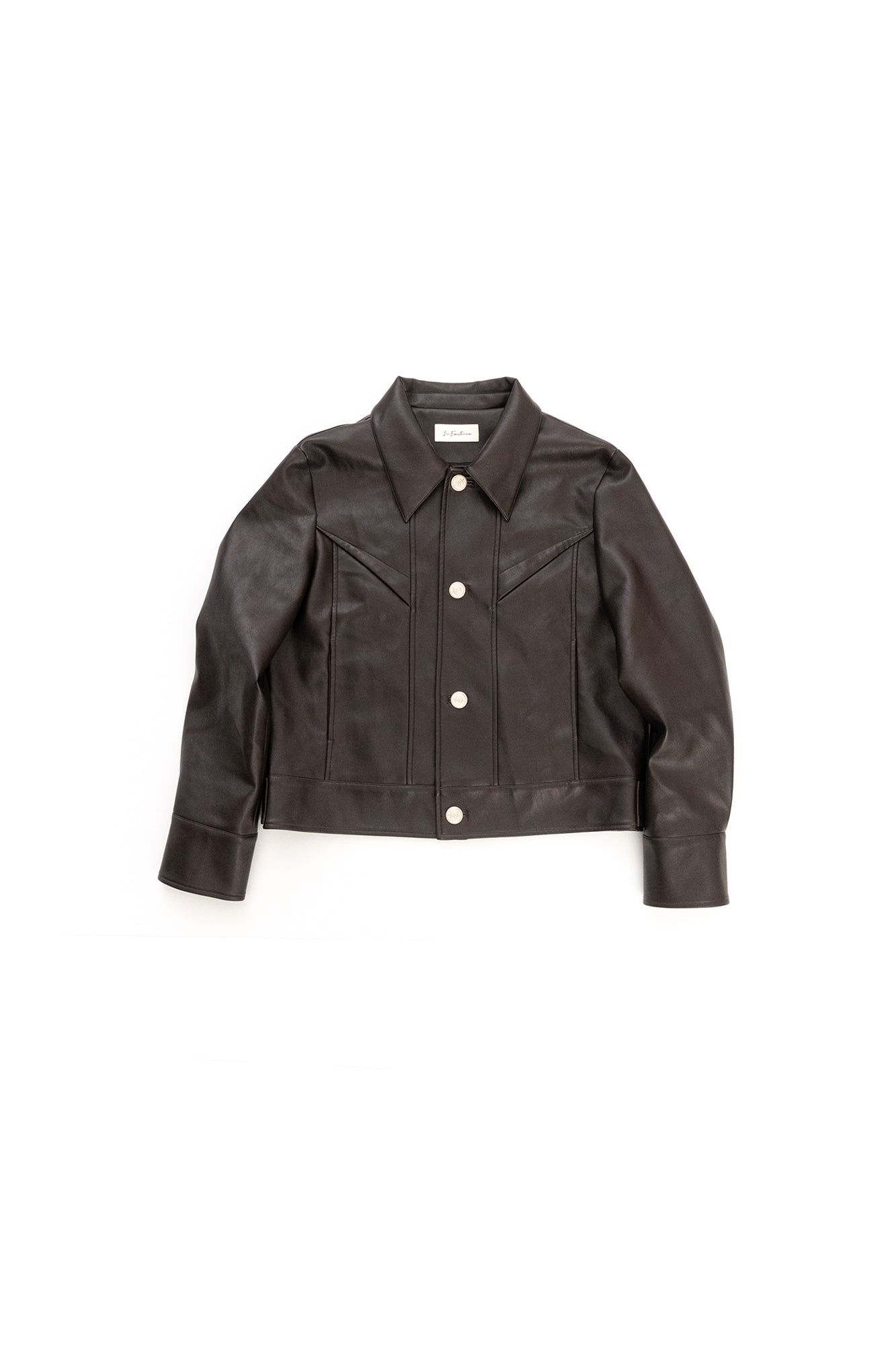 IN EXISTENCE Essential Paneled PU Jacket