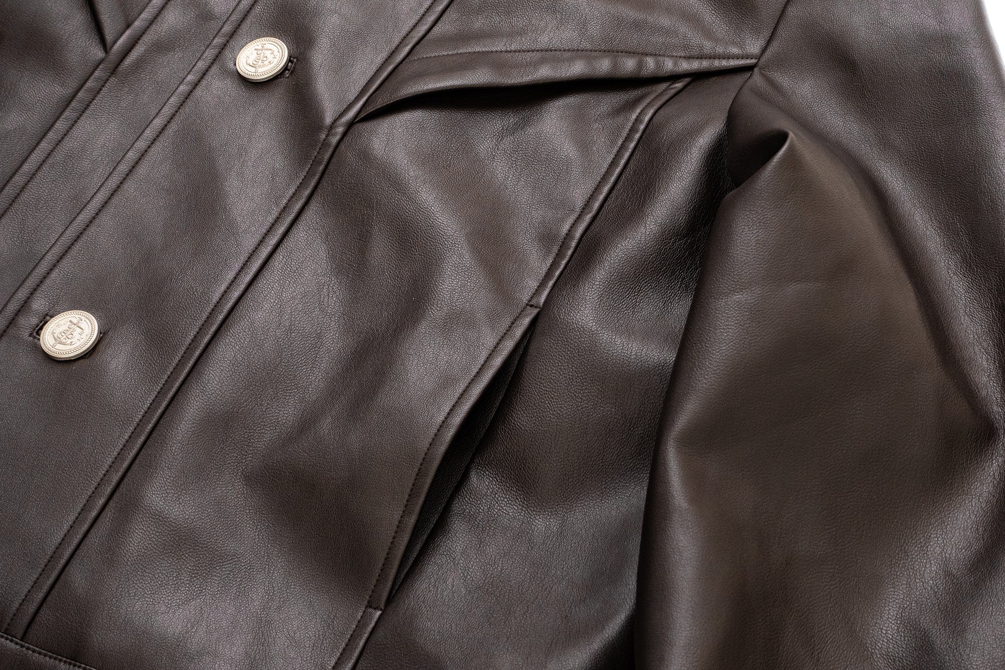 IN EXISTENCE Essential Paneled PU Jacket