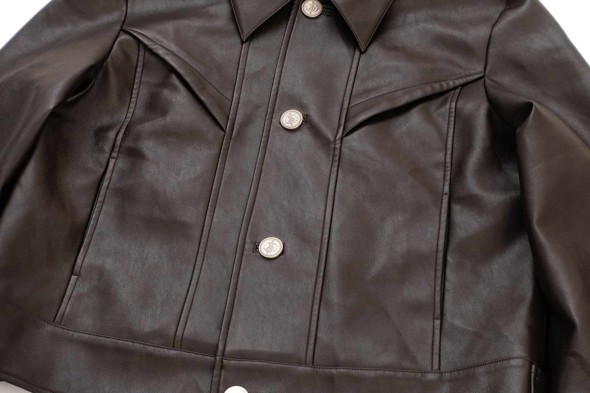 IN EXISTENCE Essential Paneled PU Jacket