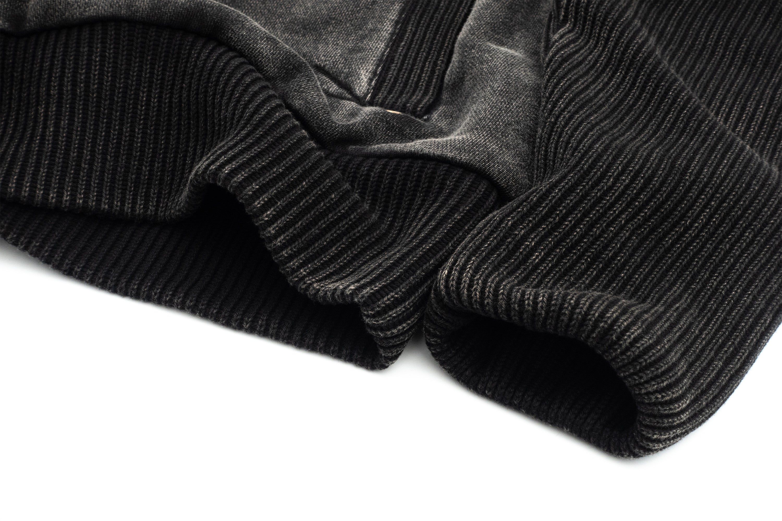 IN EXISTENCE Reversible Washed Spliced Hooded Jacket