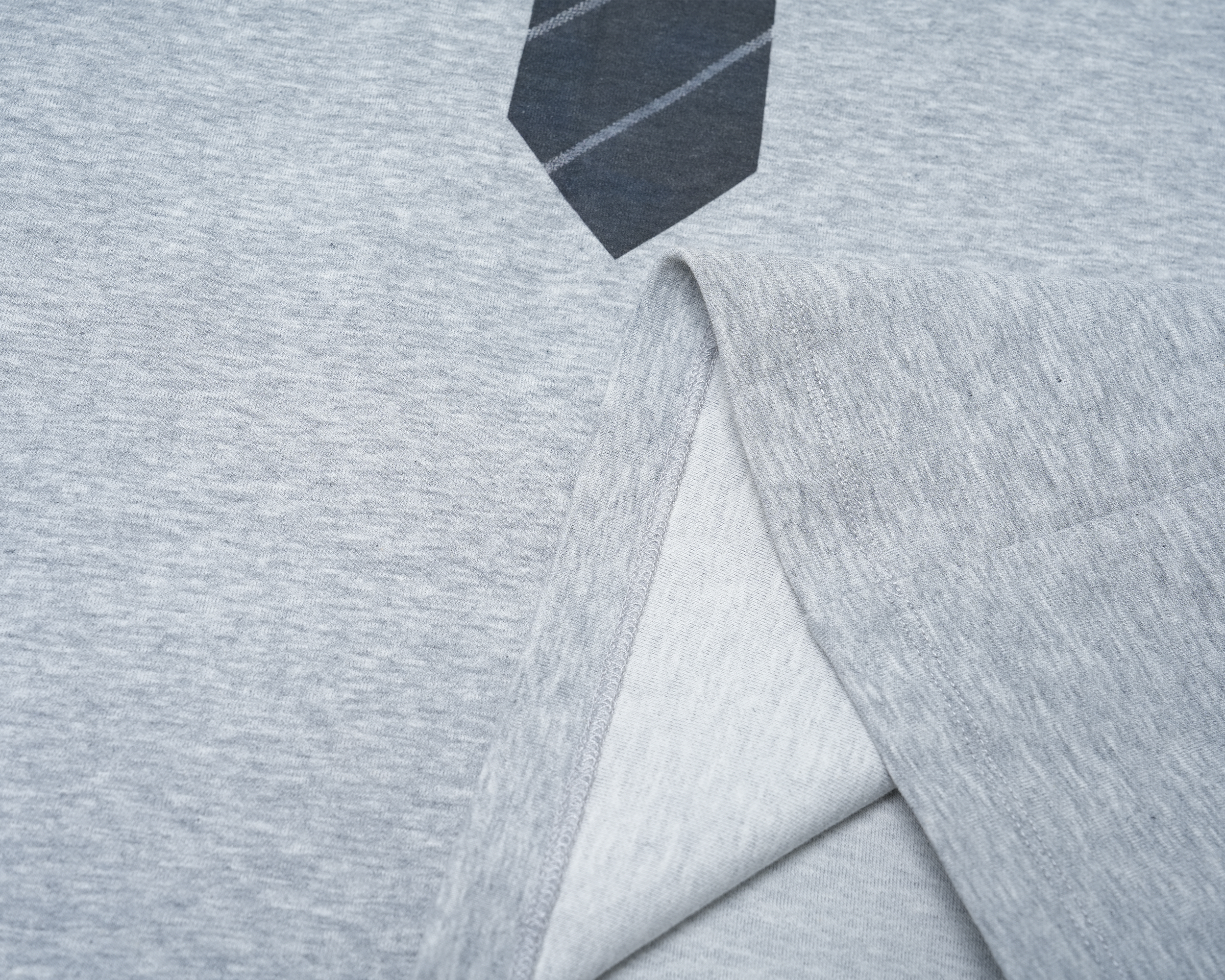 OUYANG WENJUN Stripes-Tie Graphic Turtleneck Long-Sleeve Tee