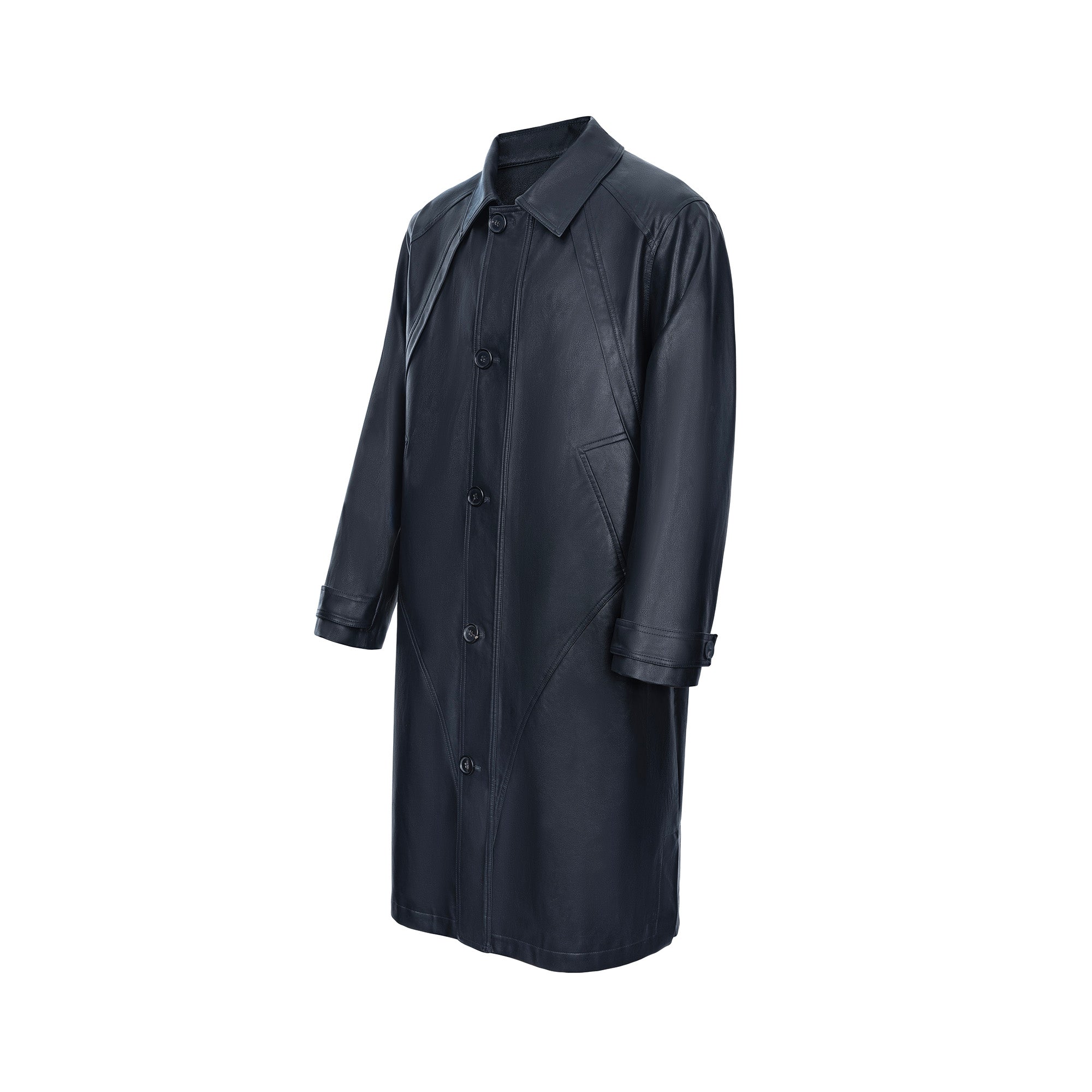 CATSSTAC Nightwalker PU Trench Coat, premium urban and streetwear designers apparel on PROJECTISR.com, CATSSTAC
