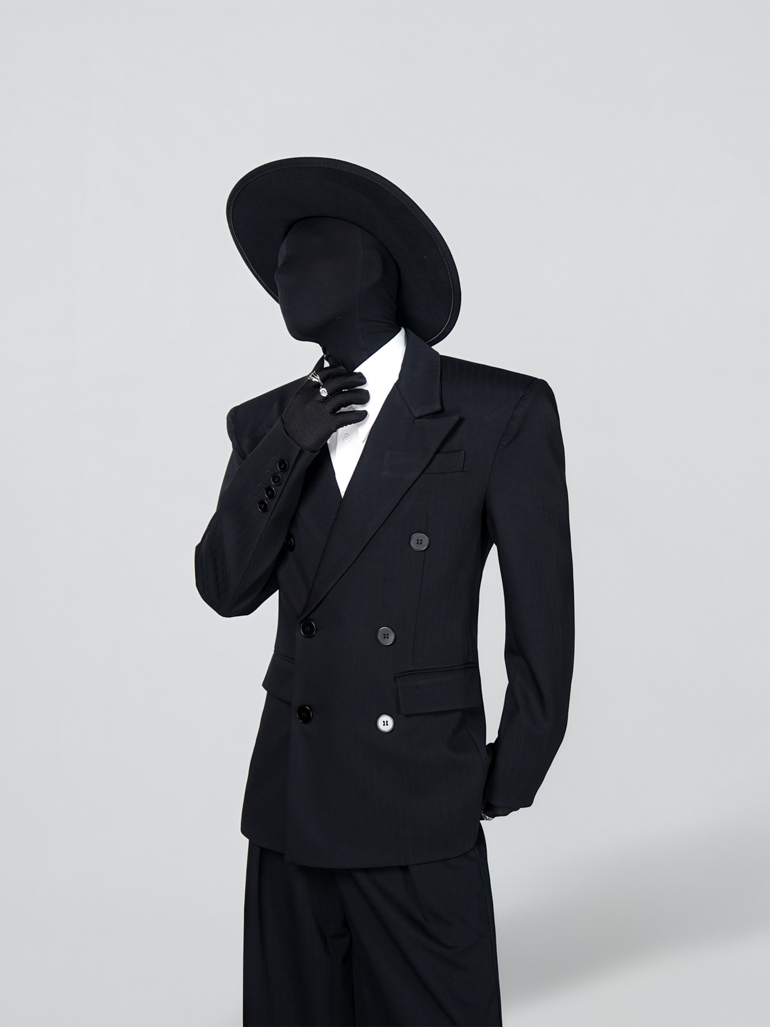 VE2 Faded Stripe Classic Blazer