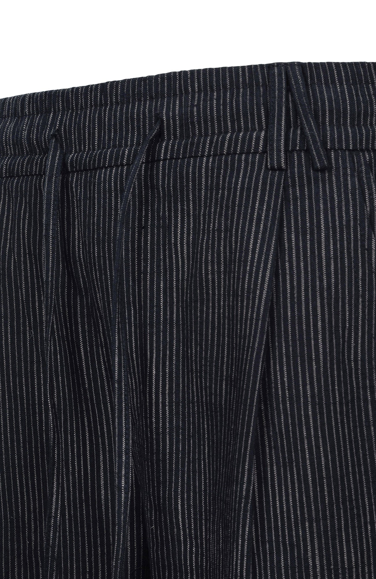 CATSSTAC Striped Double-Pleat Trousers, premium urban and streetwear designers apparel on PROJECTISR.com, CATSSTAC
