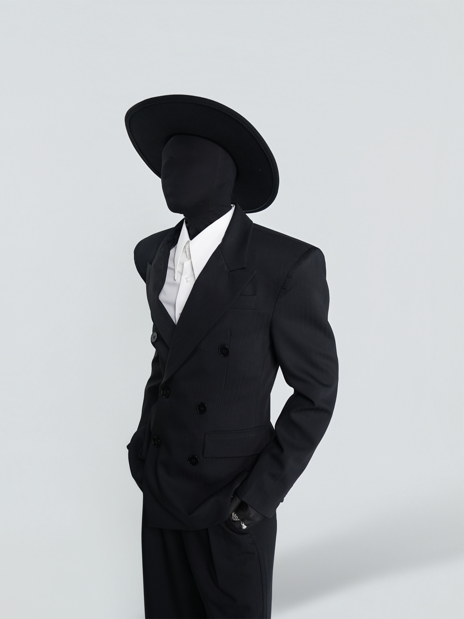 VE2 Faded Stripe Classic Blazer