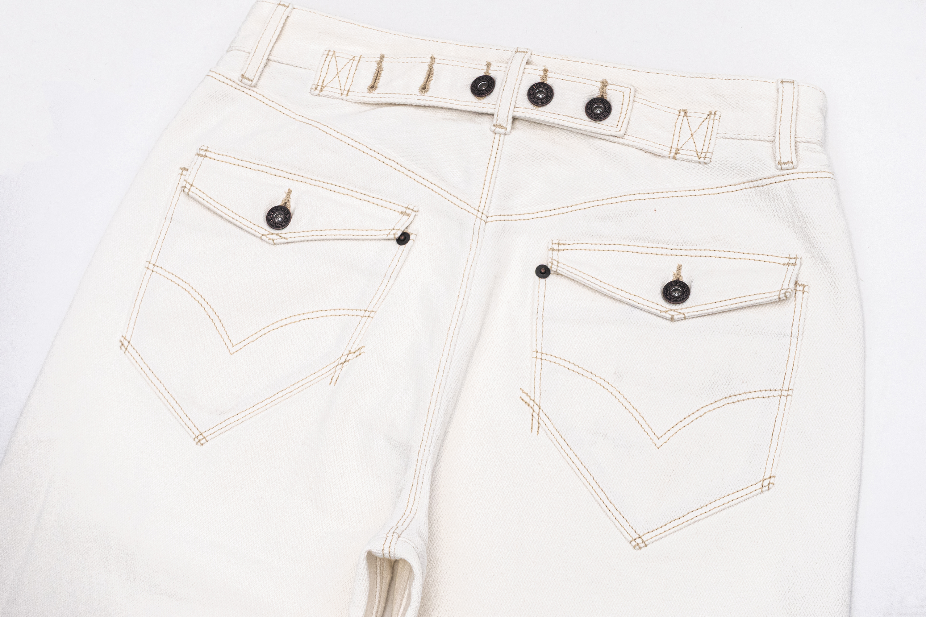 IN EXISTENCE Minimal Straight-Leg Denim Pants