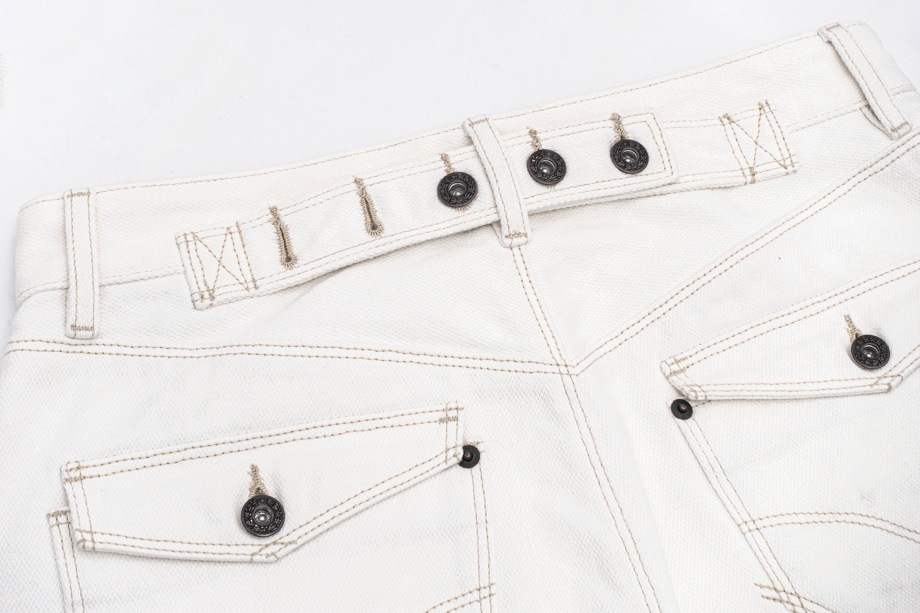 IN EXISTENCE Minimal Straight-Leg Denim Pants