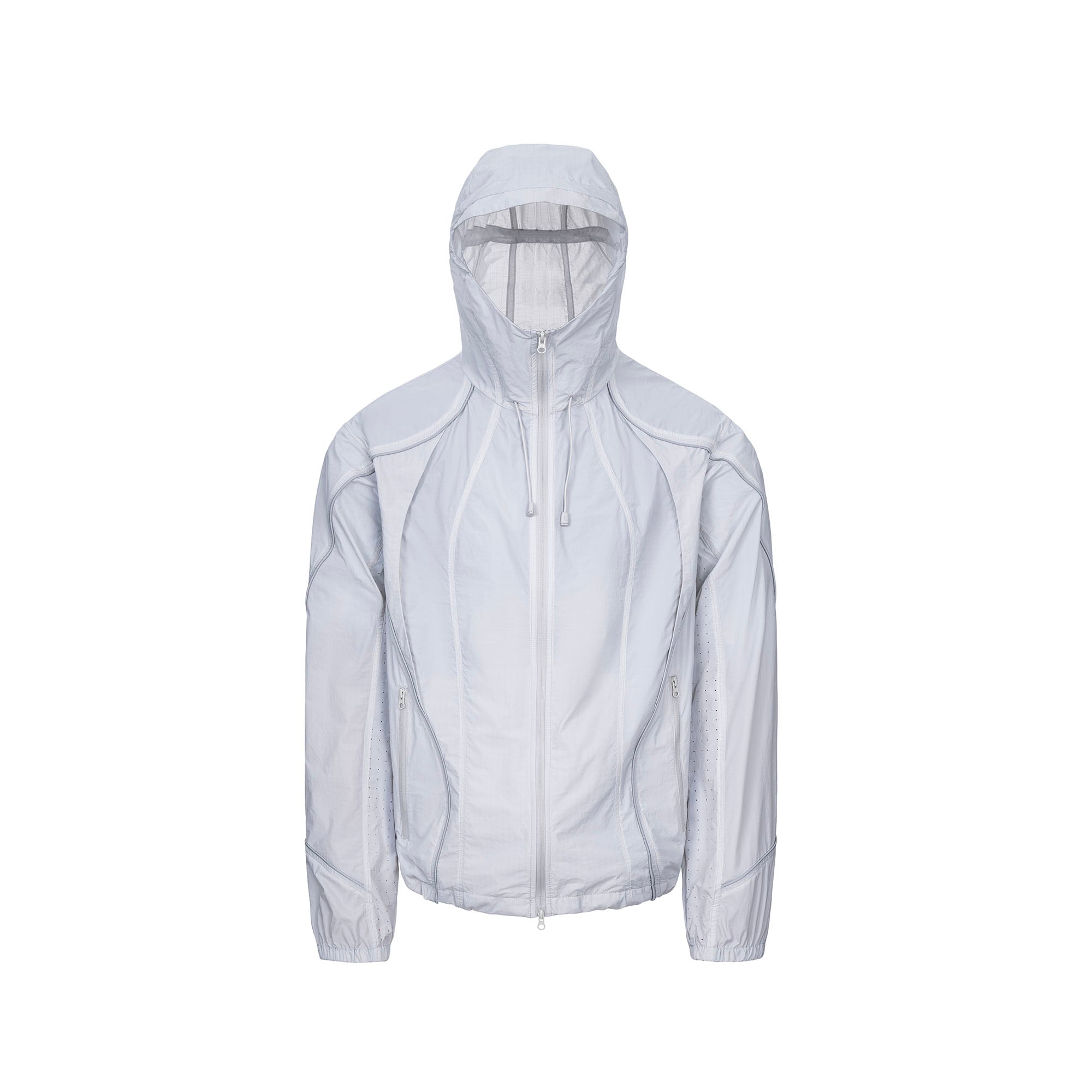 CATSSTAC Curved-Panel Lightweight UV Protection Jacket, premium urban and streetwear designers apparel on PROJECTISR.com, CATSSTAC
