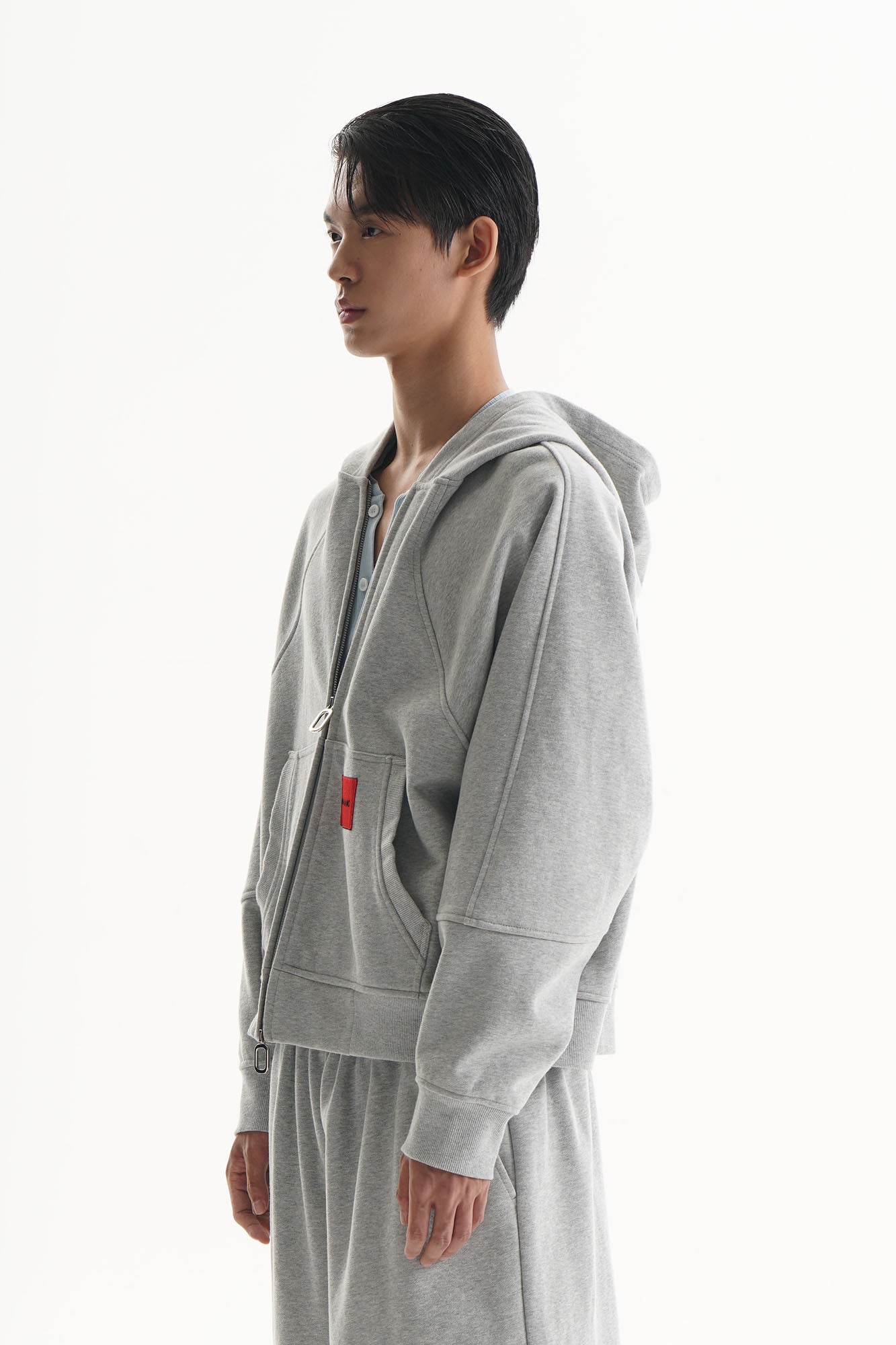 ORAL UTOPIA Fleece-Lined Raglan Hooded Jacket