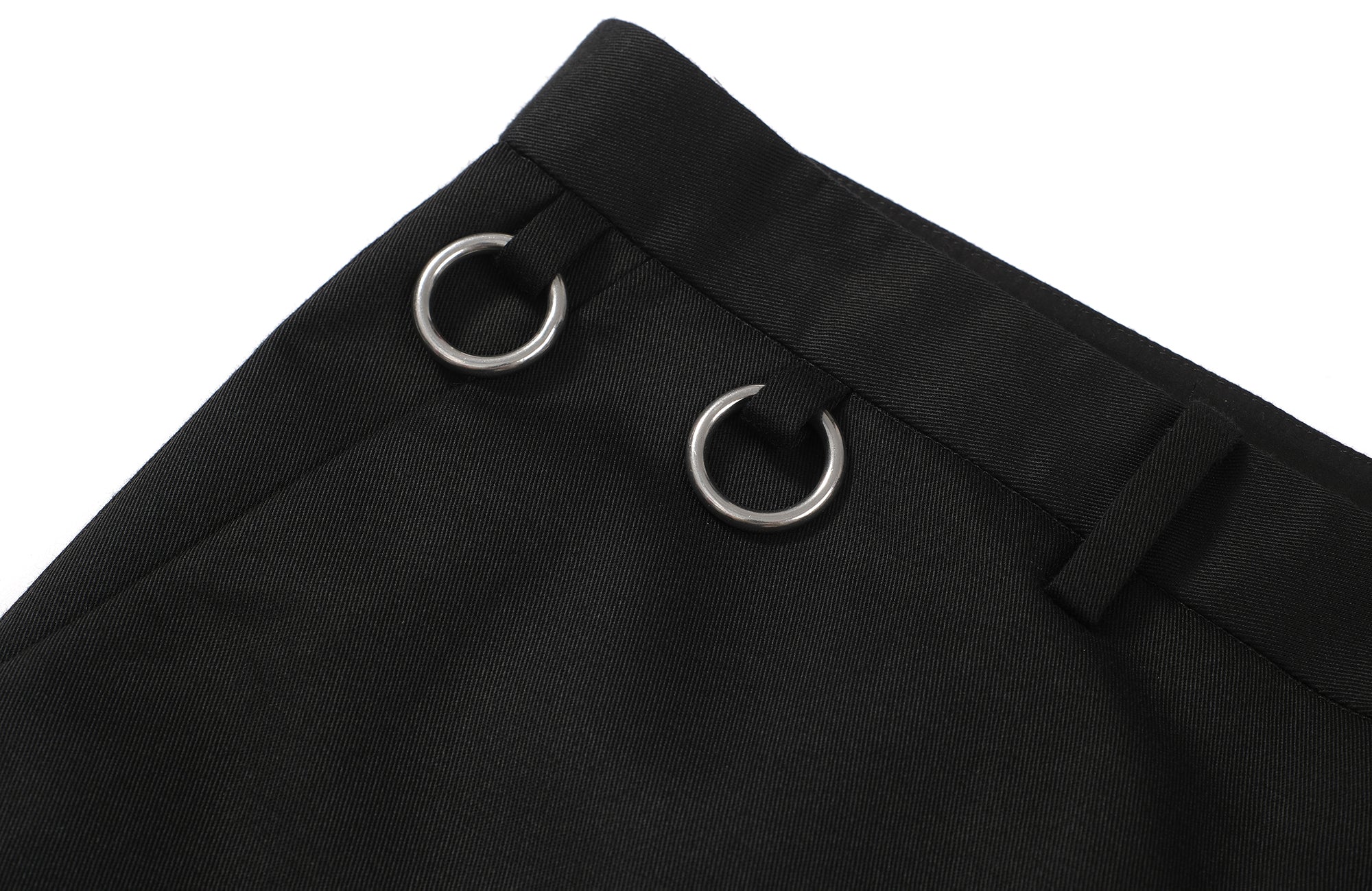 DREAM BAND Ring Detail Wide-Leg Trousers