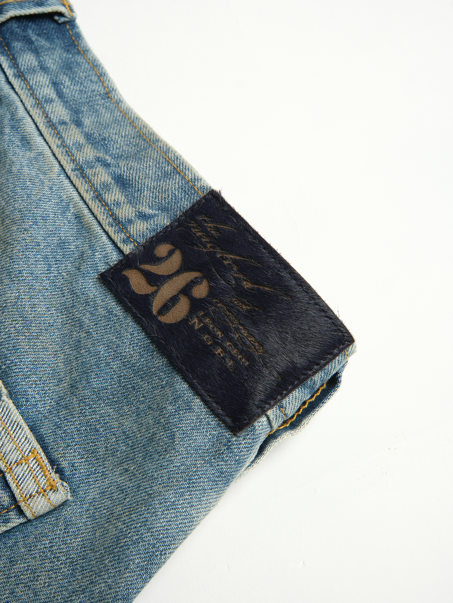 NEIGBORL Retro Washed Paint-Splattered Multi-Pocket Denim Shorts