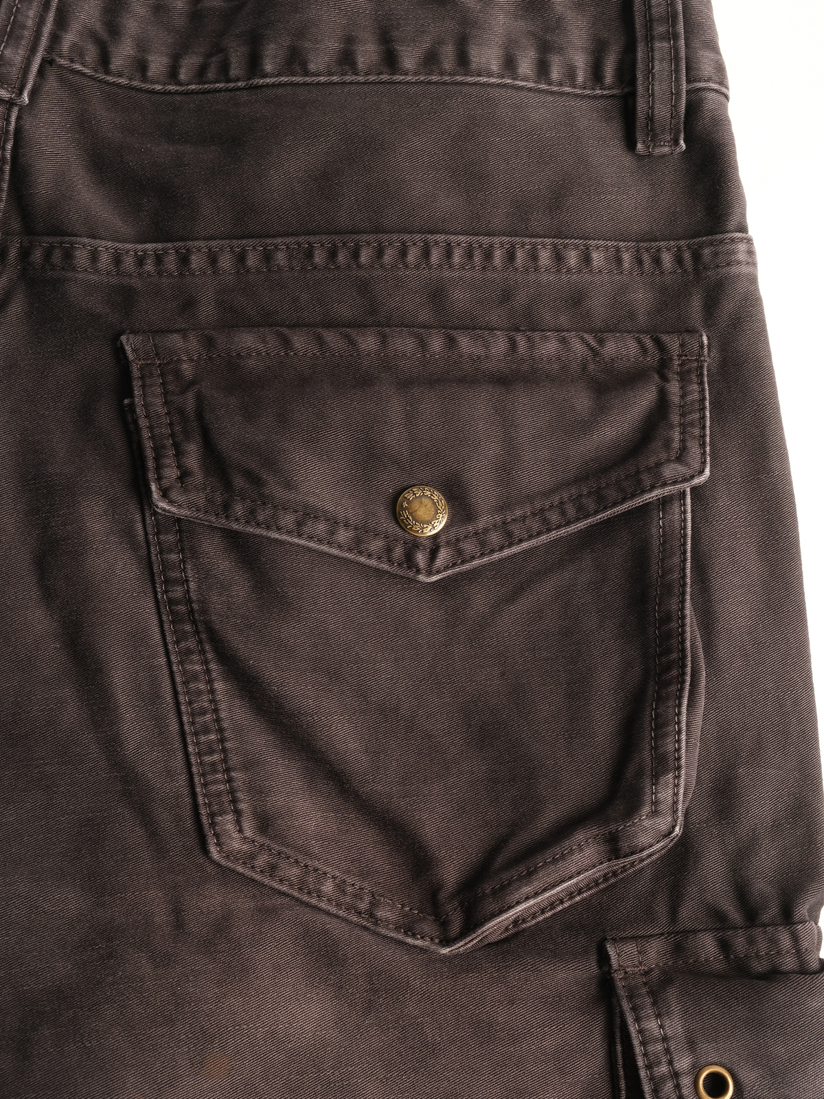 NEIGBORL Retro Washed Embroidered Cargo Pants
