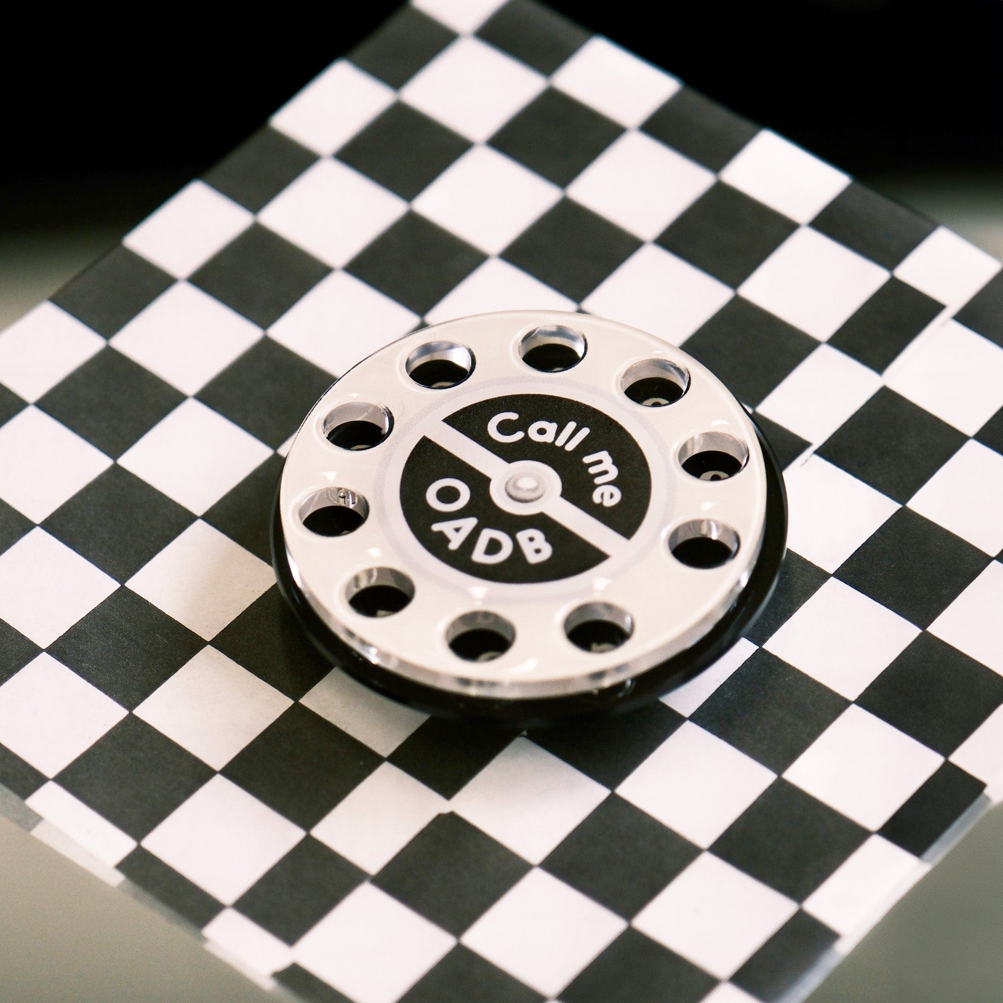 ONADAILYBASIS Rotary Dial Spinner Phone Grip