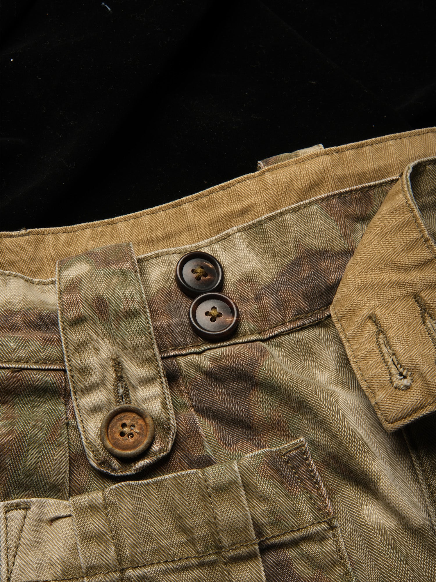 NEIGBORL Retro Washed Camo Cargo Shorts, premium urban and streetwear designers apparel on PROJECTISR.com, NEIGBORL