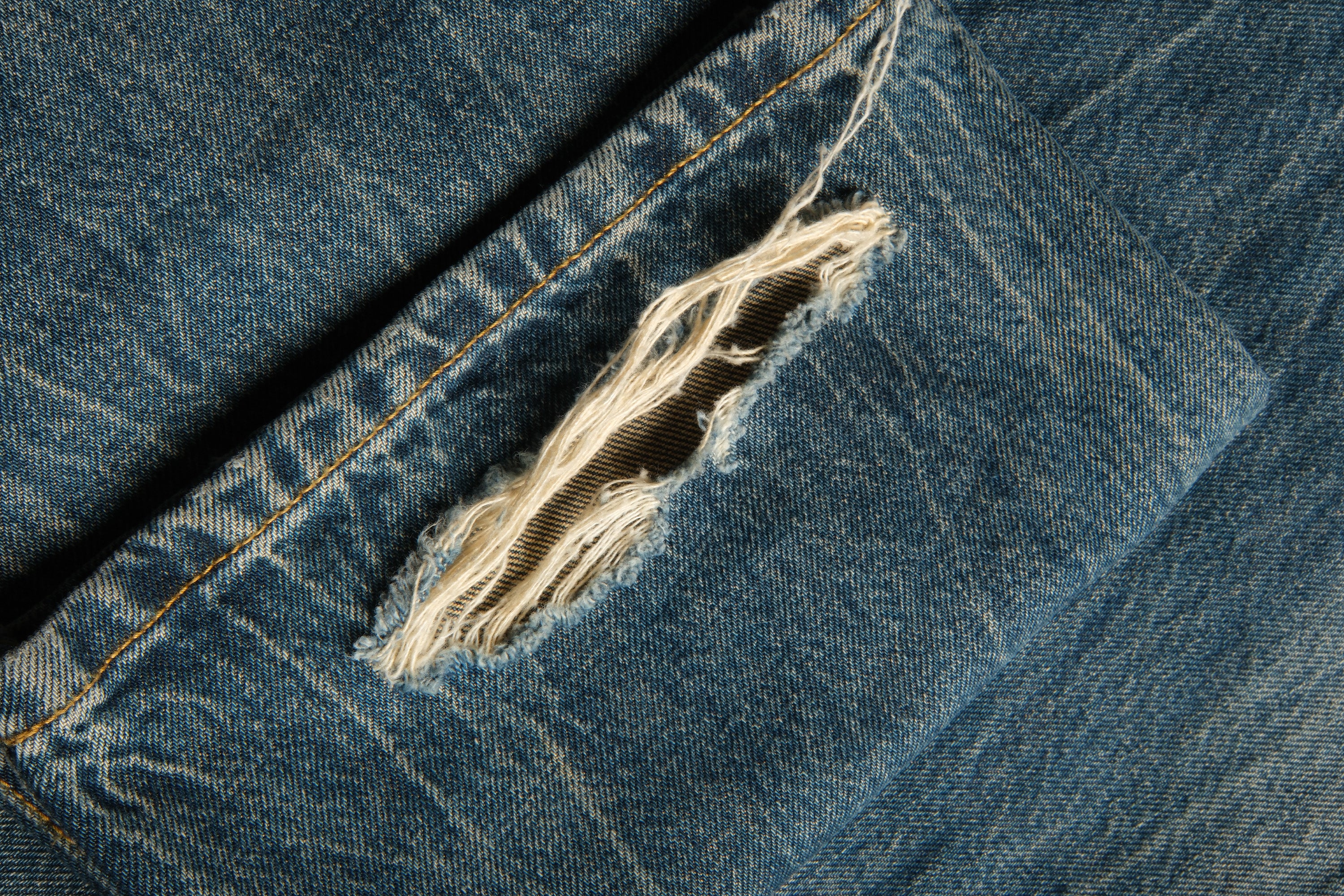 NEIGBORL Retro Washed Patch Distressed Jeans, premium urban and streetwear designers apparel on PROJECTISR.com, NEIGBORL