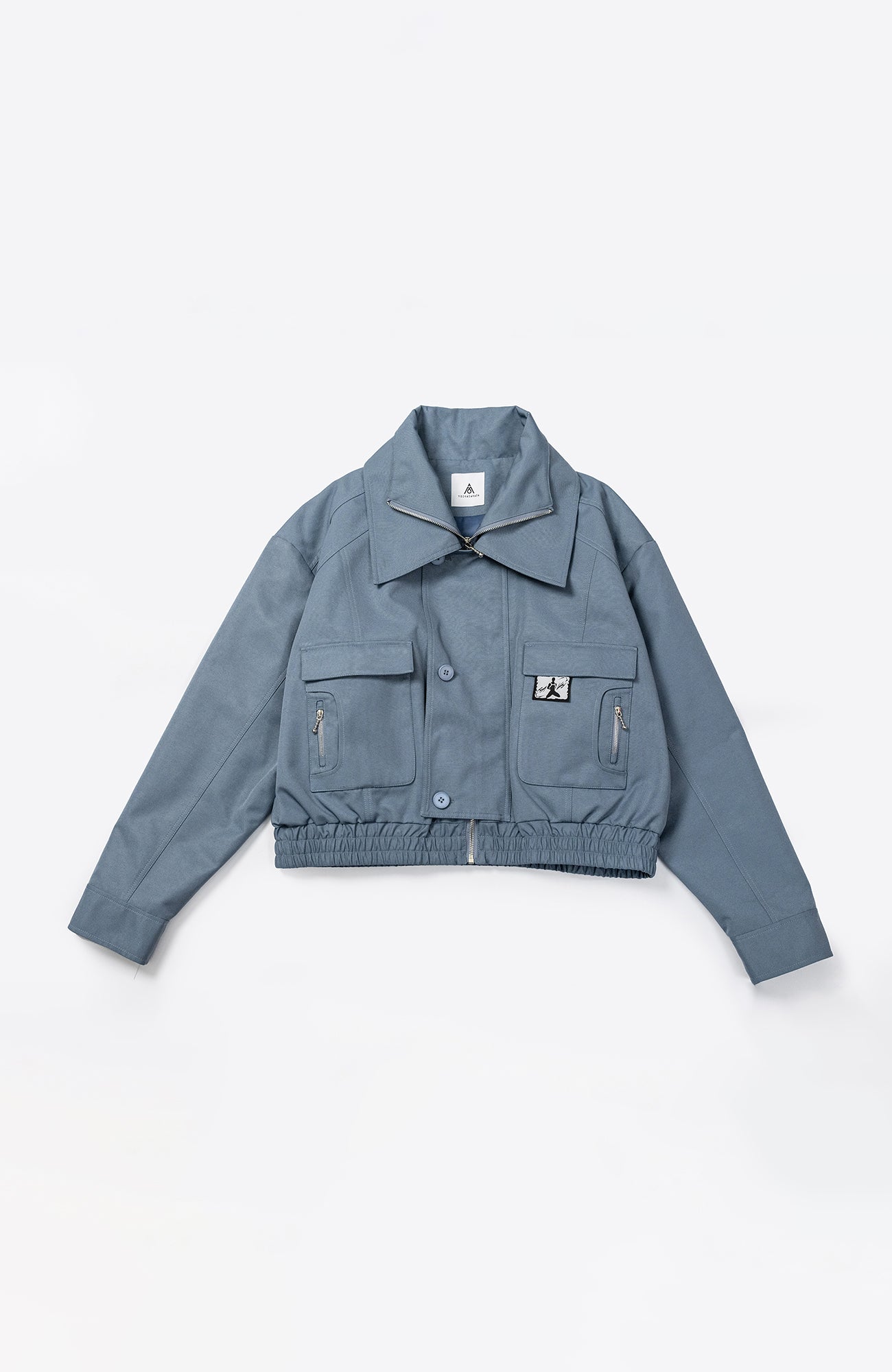 KADAKADA Double-Collar Shielded Utility Cropped Jacket
