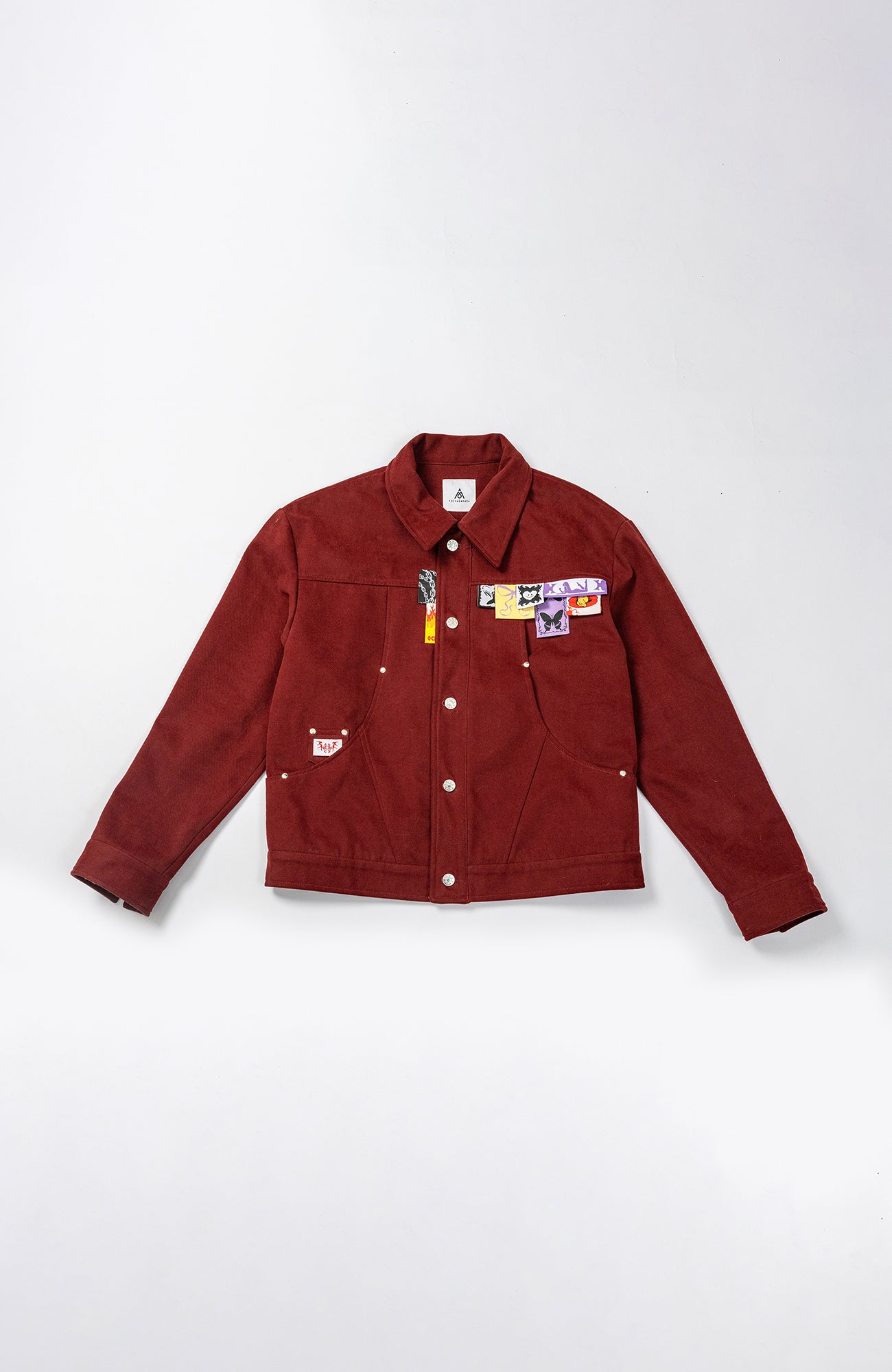 KADAKADA Layered Label Utility Jacket