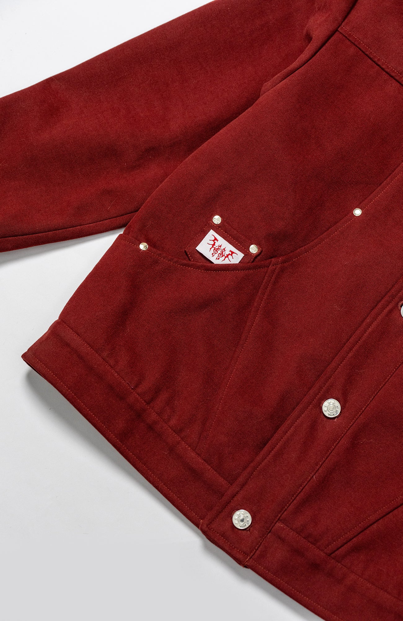 KADAKADA Layered Label Utility Jacket